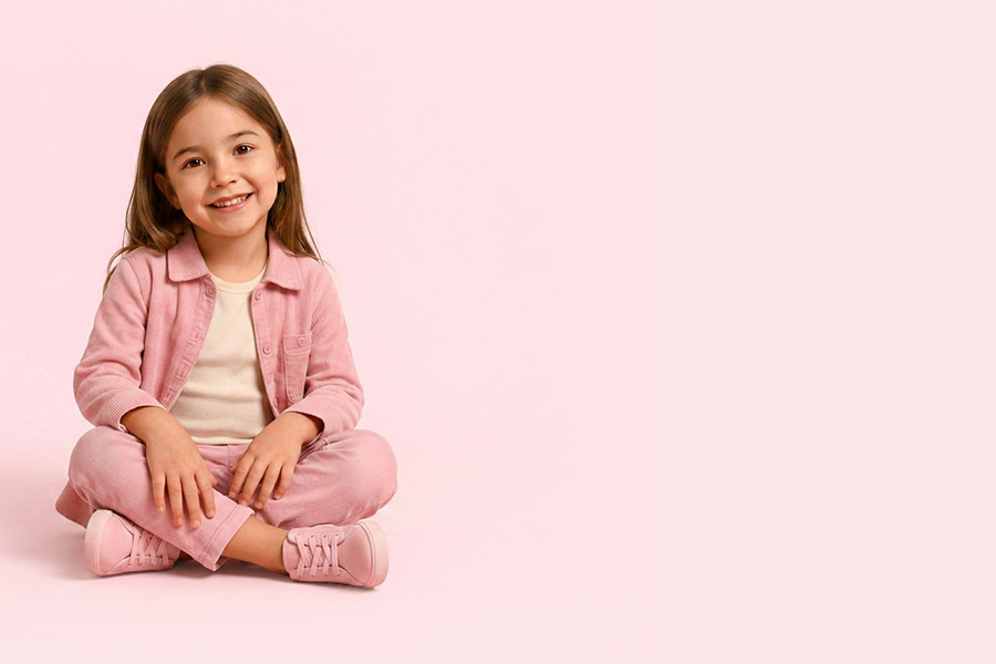 Niña con zapatos Fantasia KIDS