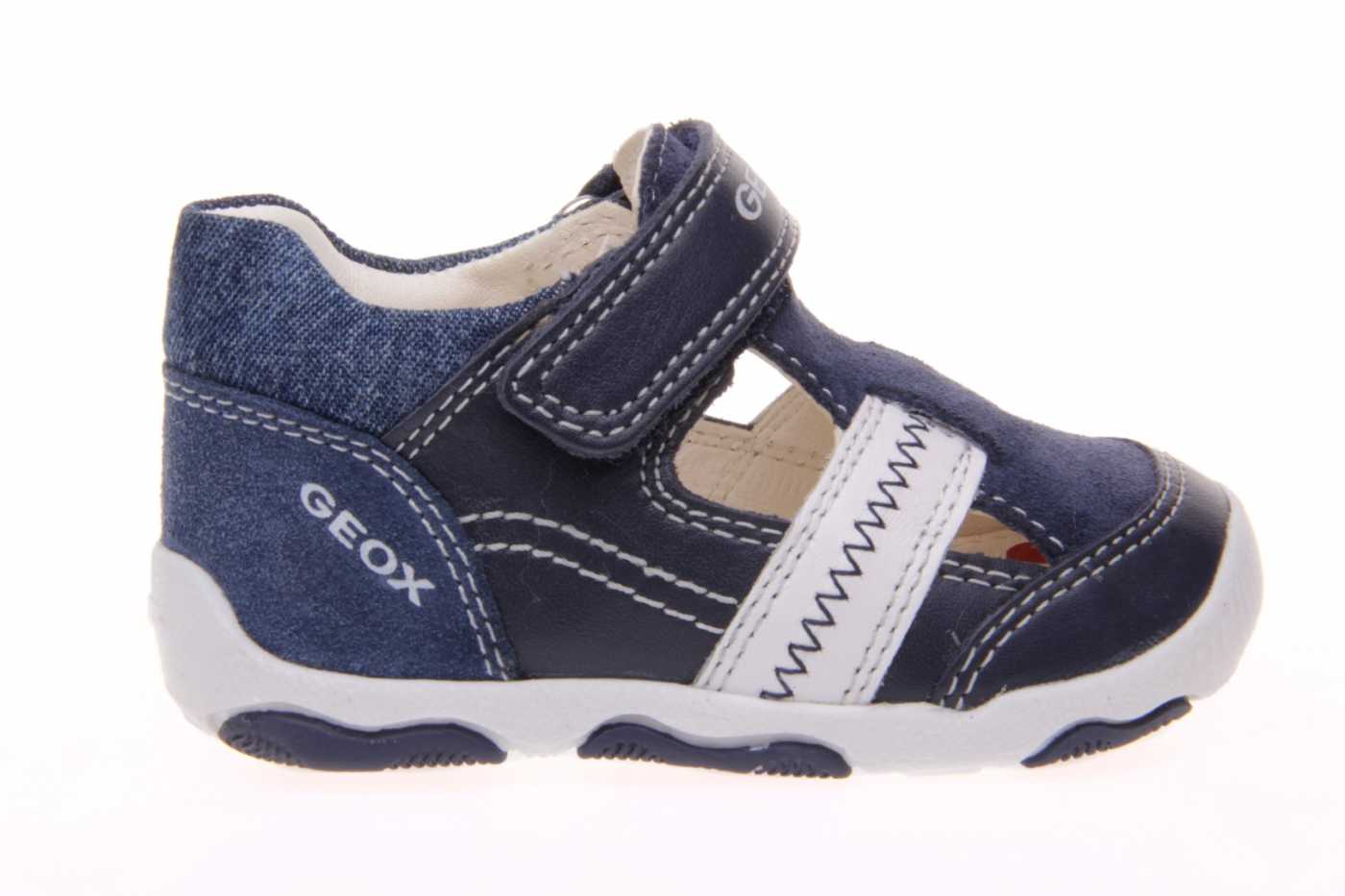sitio oxígeno eterno Comprar zapato GEOX para PREANDANTE NIÑO estilo SANDALIA INGLESA color AZUL  MARINO PIEL