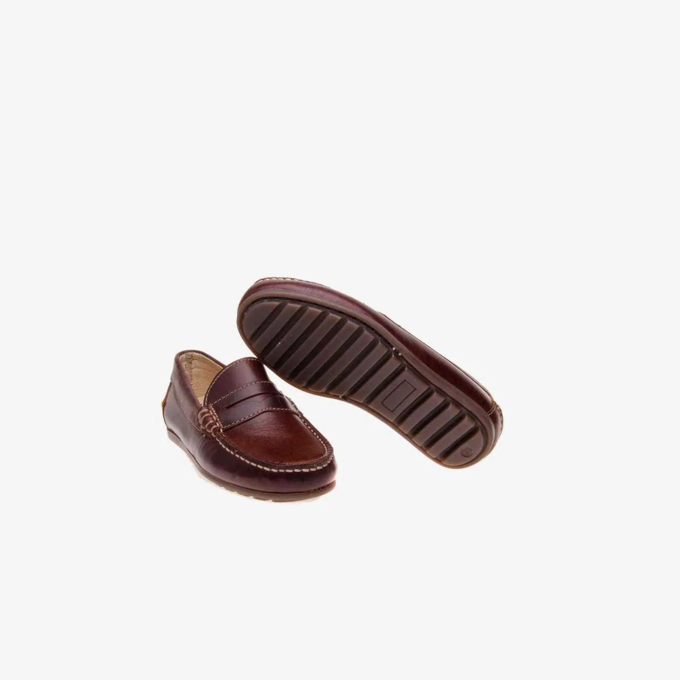 MOCASIN PARA NIÑO EN PIEL CON ANTIFAZ