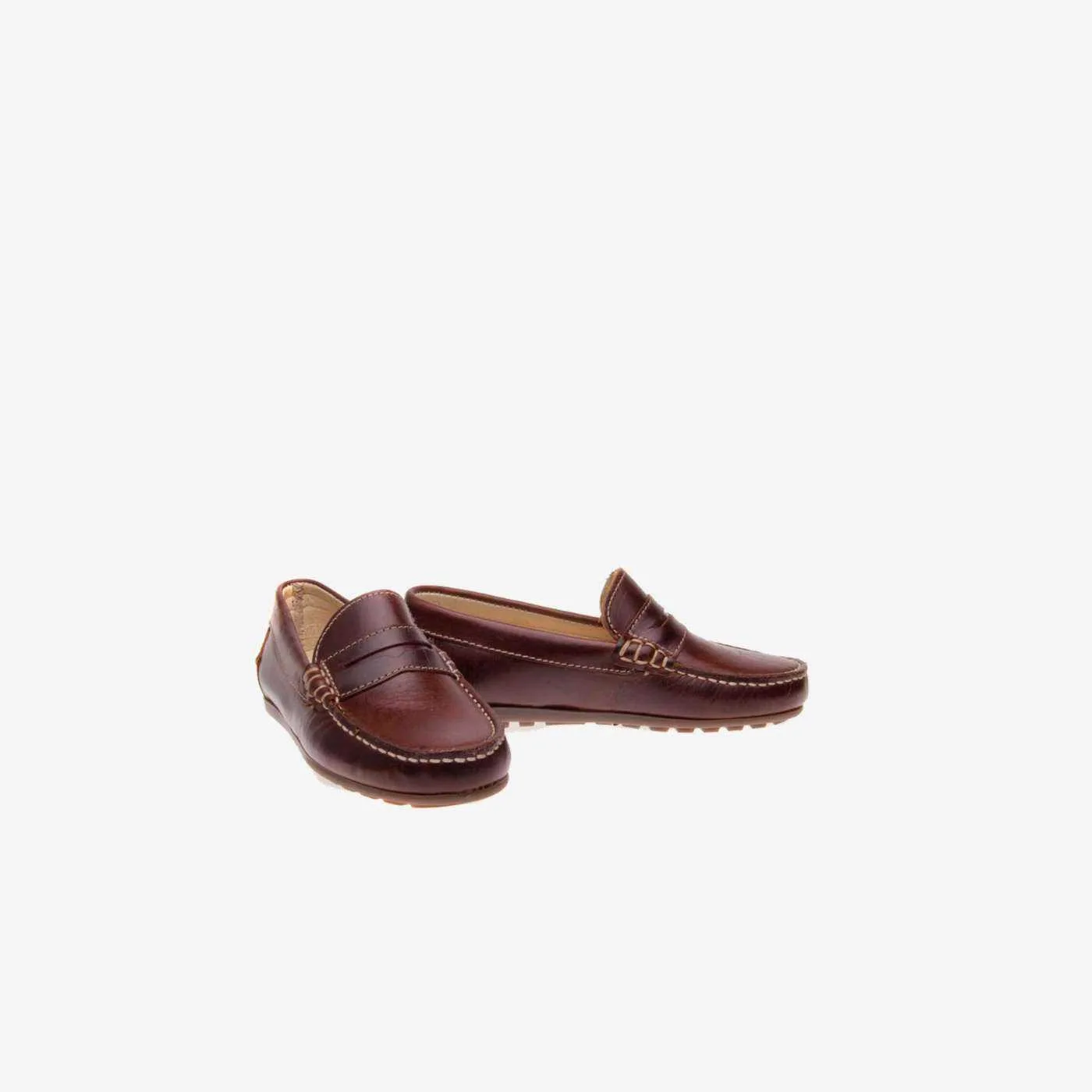 MOCASIN PARA NIÑO EN PIEL CON ANTIFAZ