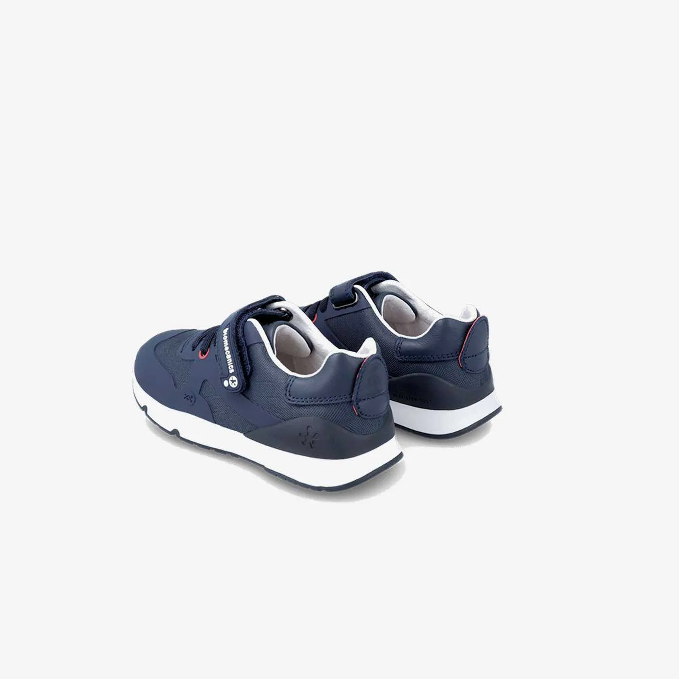 Deportivos colegiales Biomecanics azul marino con velcro y puntera reforzada