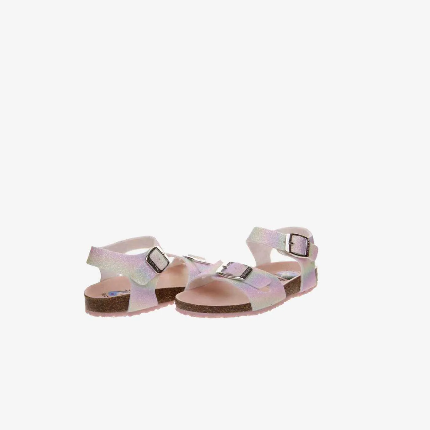 Sandalia multicolor para niñas de Pablosky con ajuste de doble hebilla para una mayor sujecion.