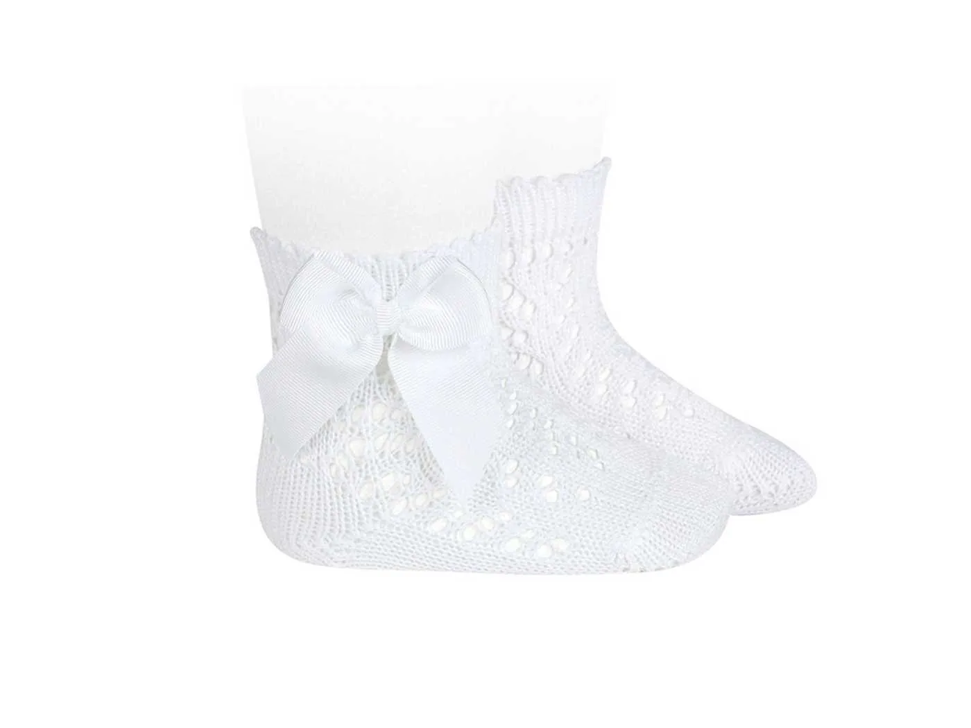 Calcetines Blancos con Lazo | Delicadeza y comodidad