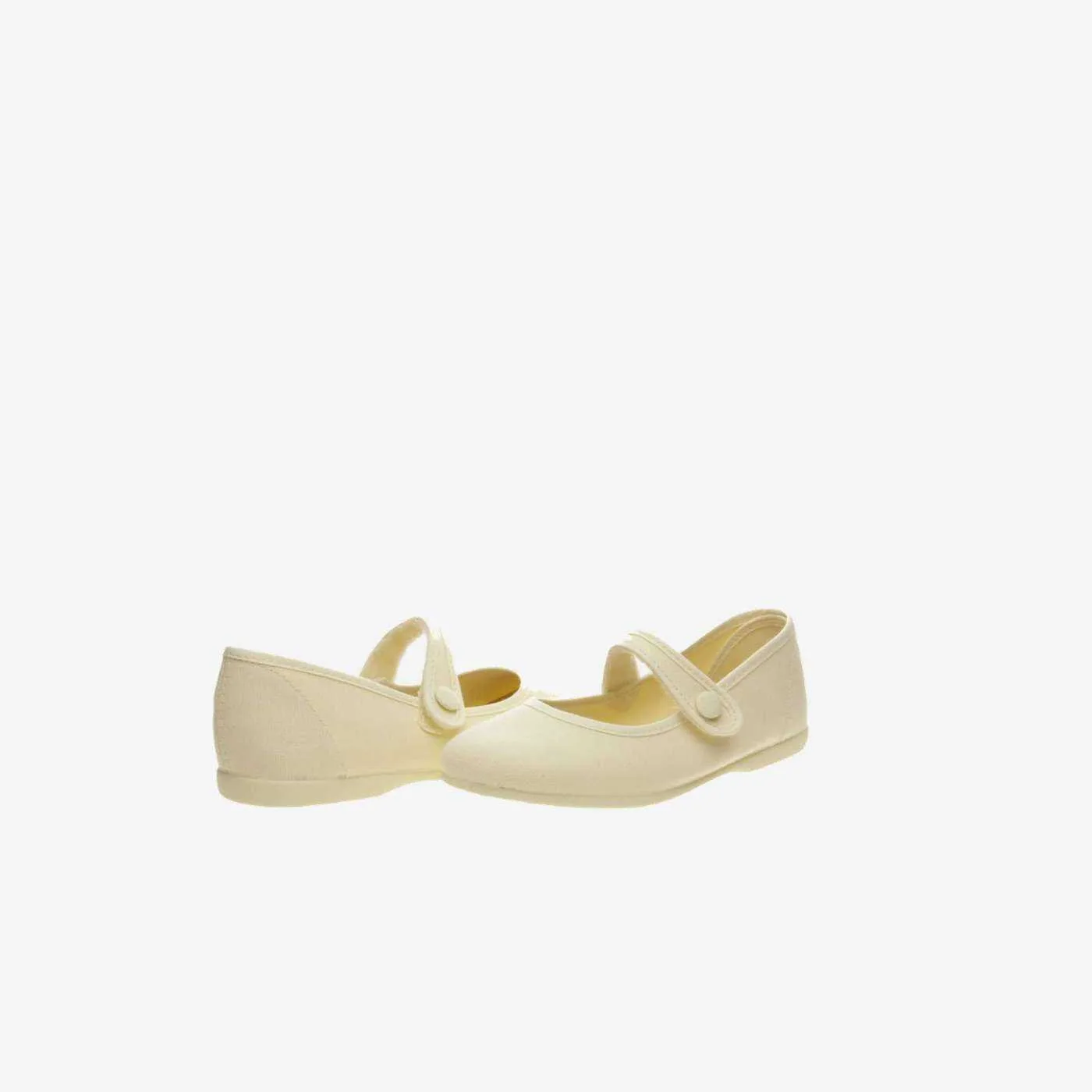 Merceditas de niña con velcro en color amarillo de Batila