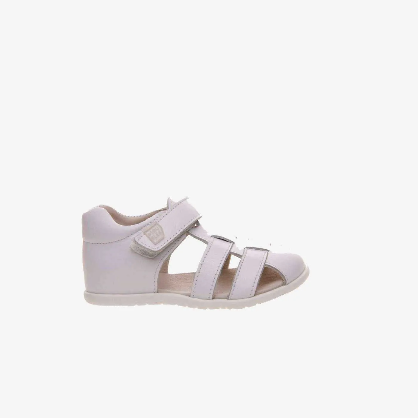 Sandalia unisex respetuosa en color blanco de Pirufelx.