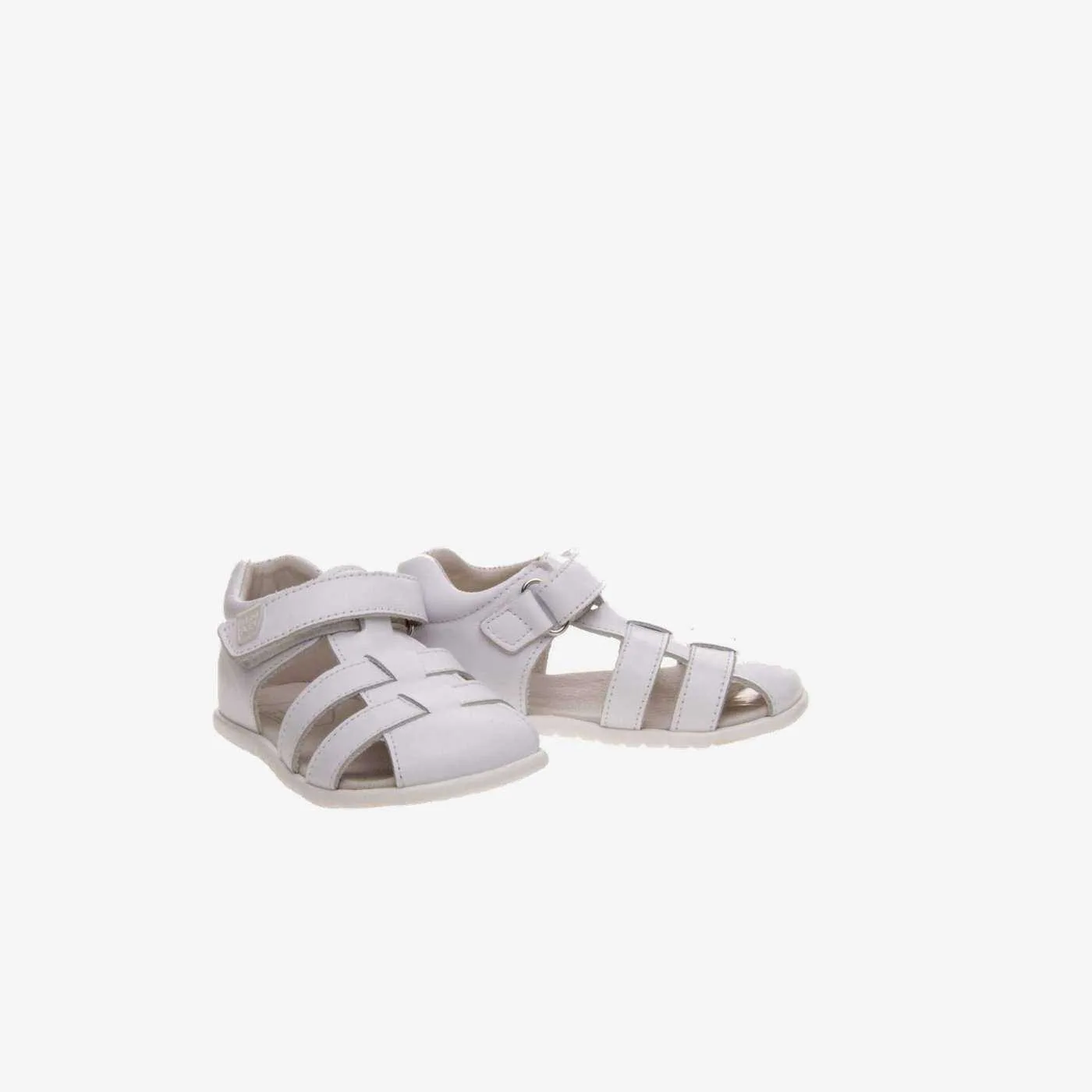 Sandalia unisex respetuosa en color blanco de Pirufelx.