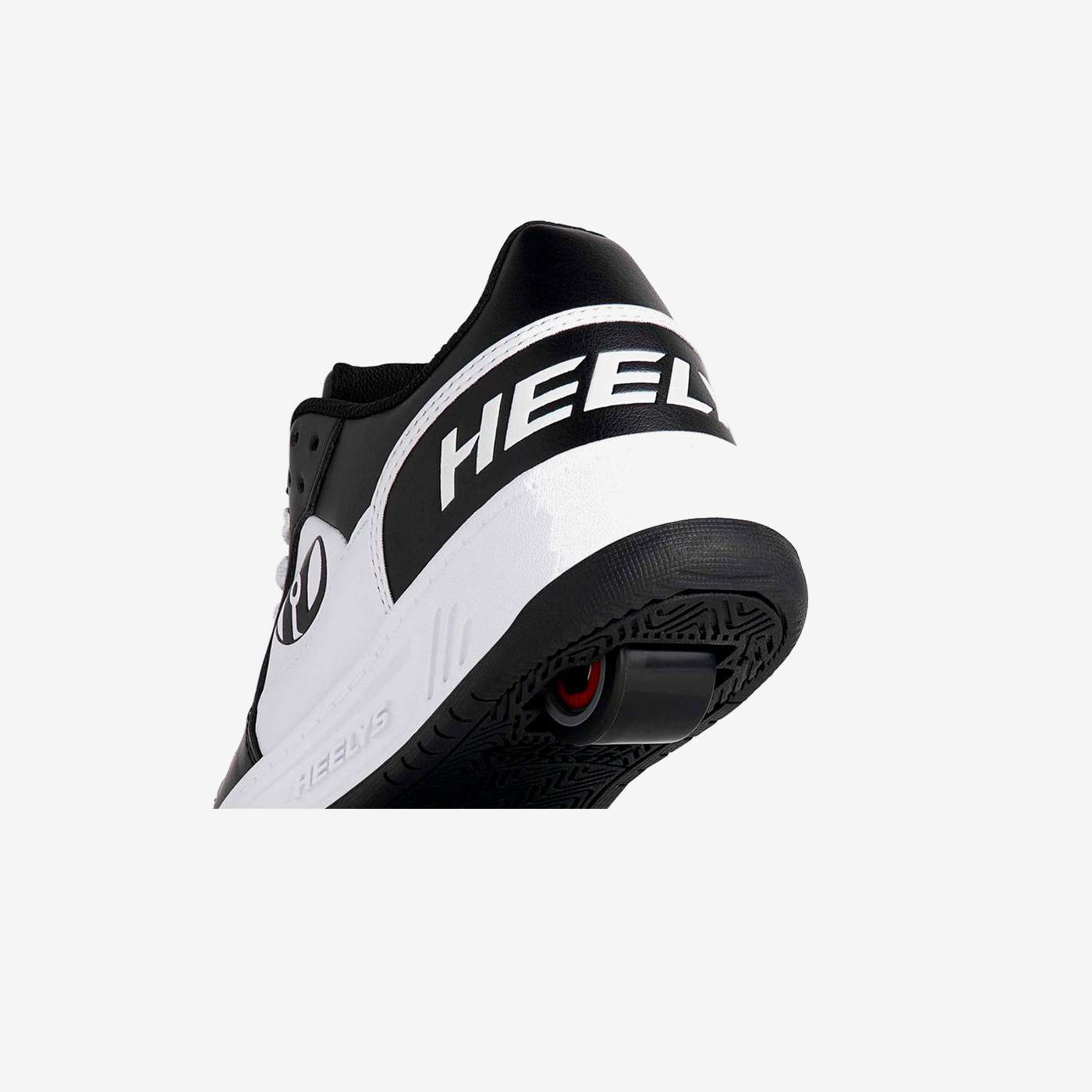 Zapatillas con ruedas negra y blanca niño