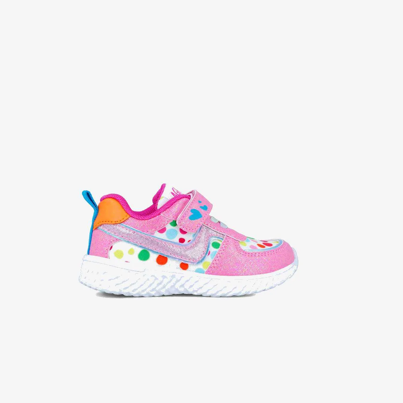 Deportivos de niña Agatha con velcro en color Rosa