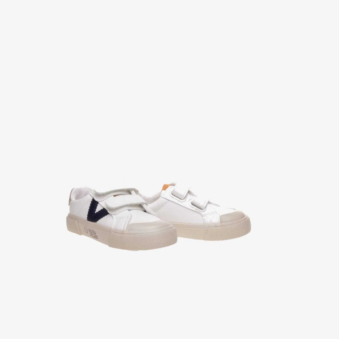 Victoria - Zapatillas de piel en blanco con puntera Reforzada.