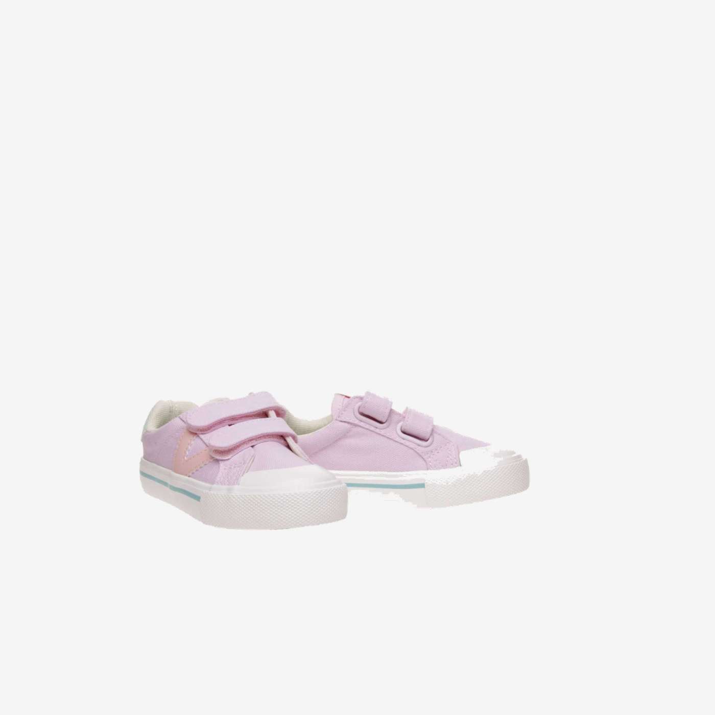 Lona de niña en rosa con velcro y puntera reforzada de Victoria.