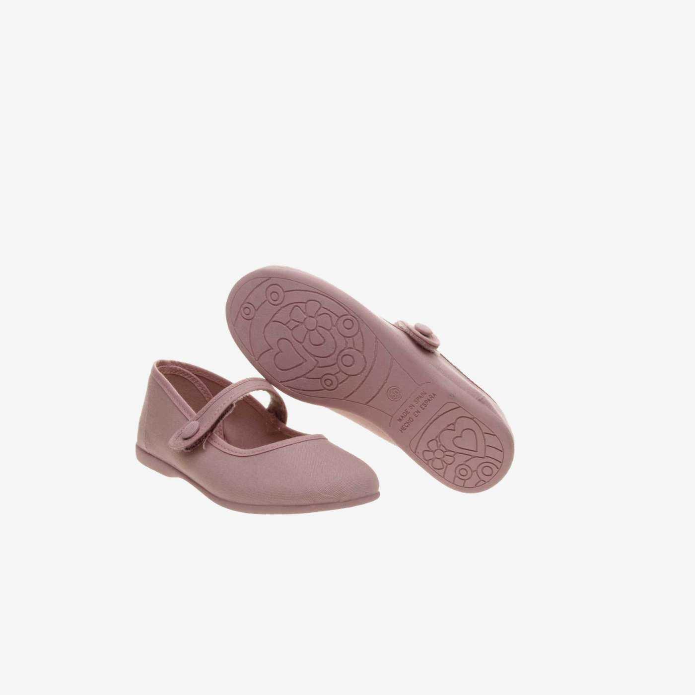 Mercedes de lona para niñas en rosa de Batila