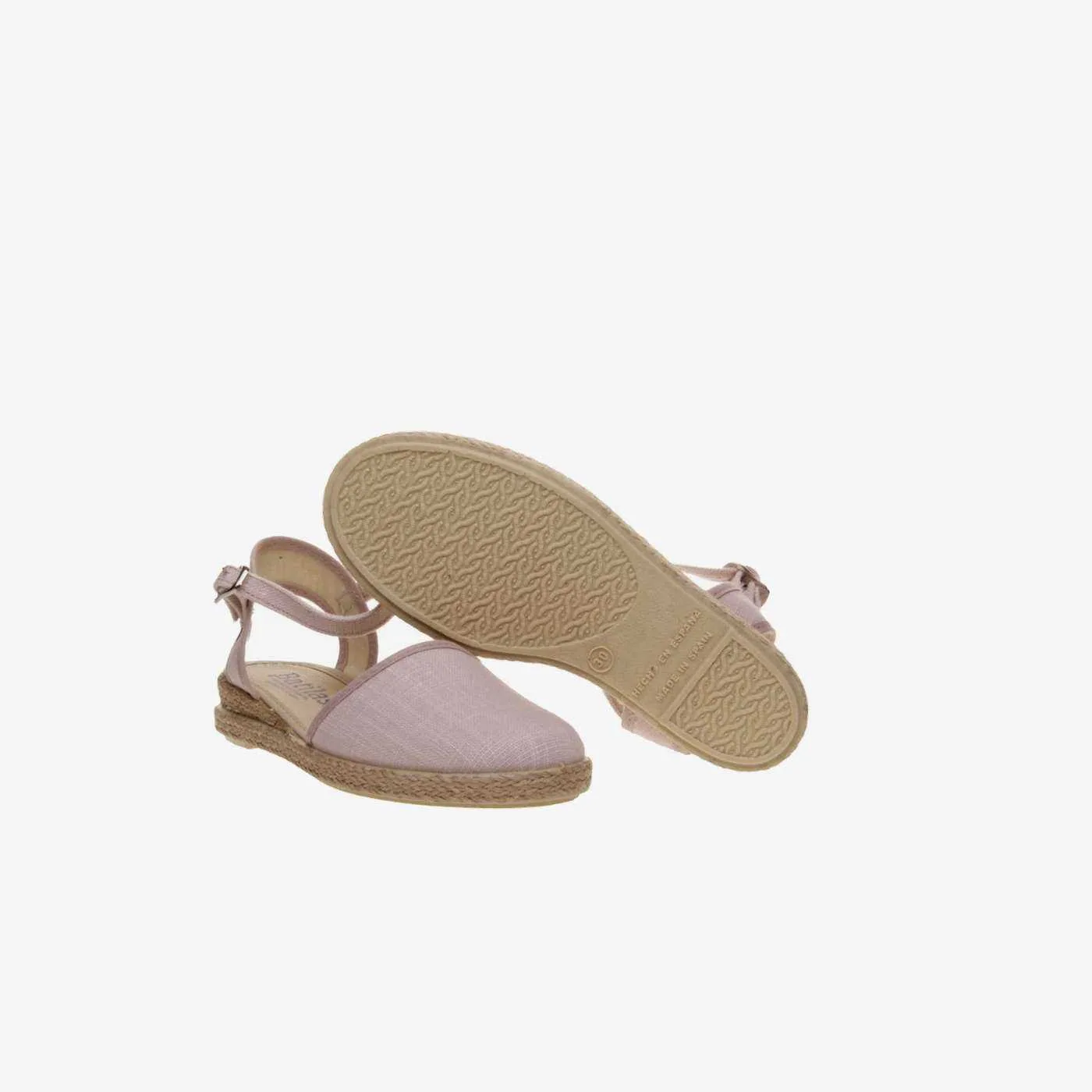 Esparteña de lona para niñas en color rosa de Batila