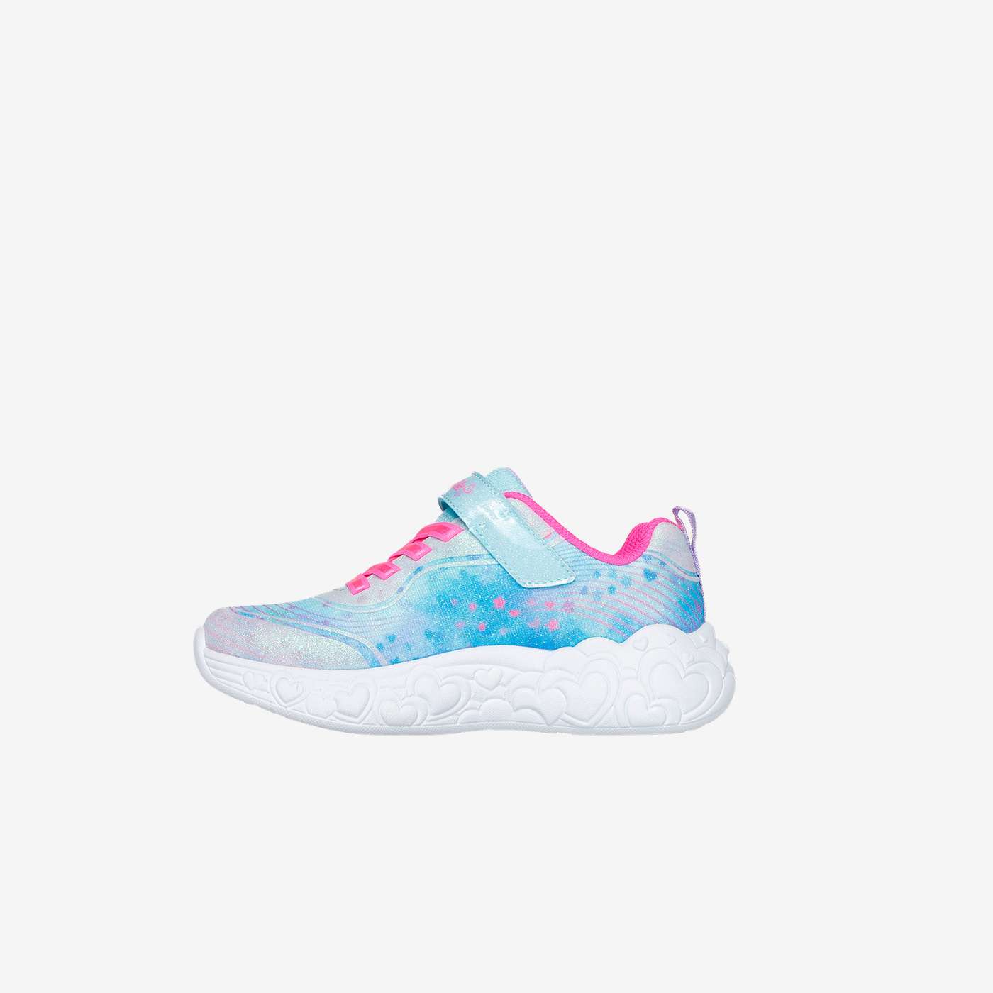 Skechers niña con luces y corazones | Bonitas, cómodas y fáciles de poner
