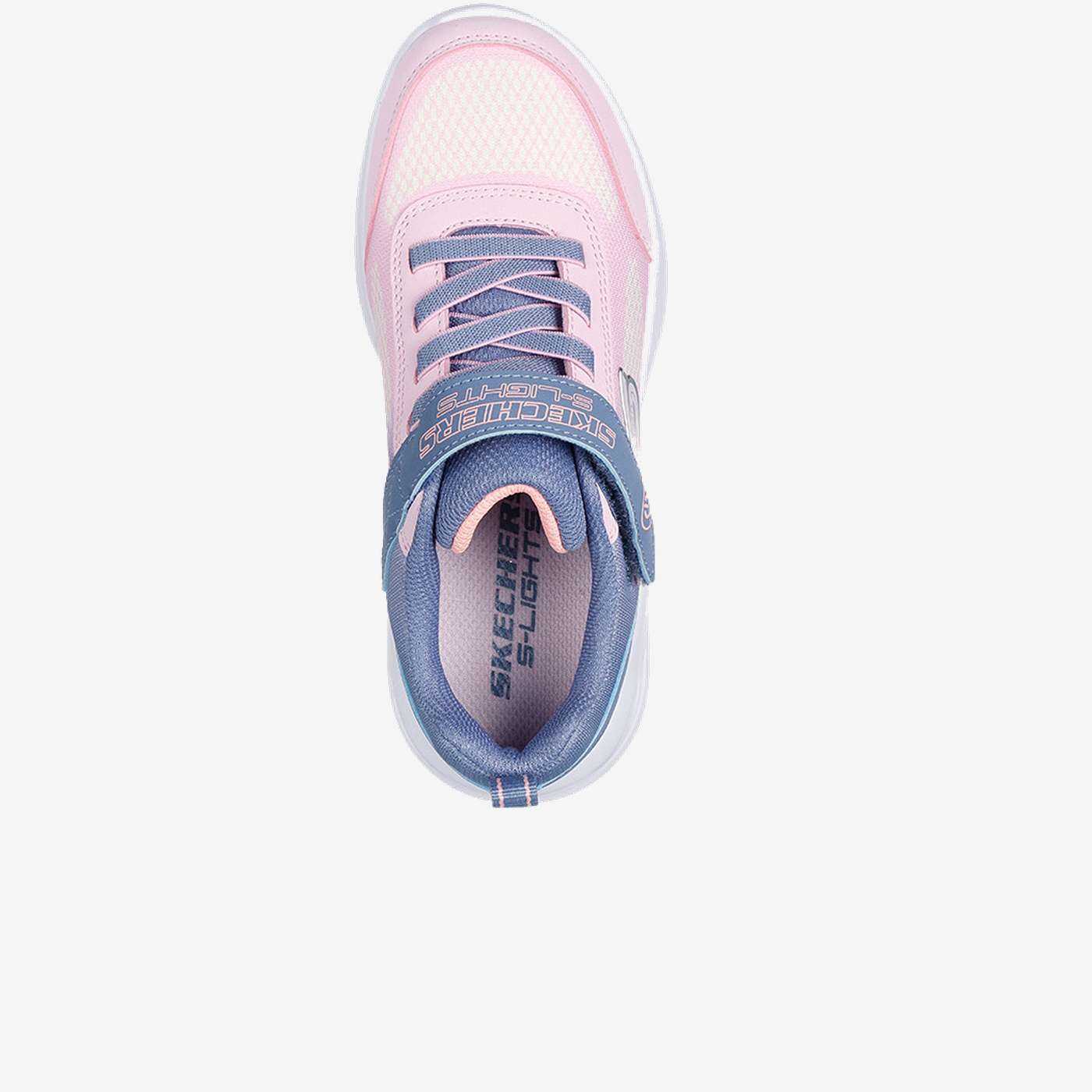 Skechers niña luces básicas | Rosa pastel, el zapato del día a día