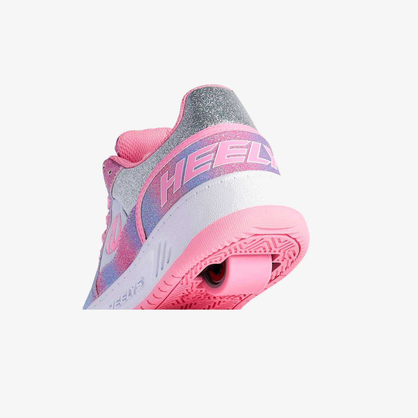 Zapatillas Heelys niña con ruedas multicolor | Brillan sin parar