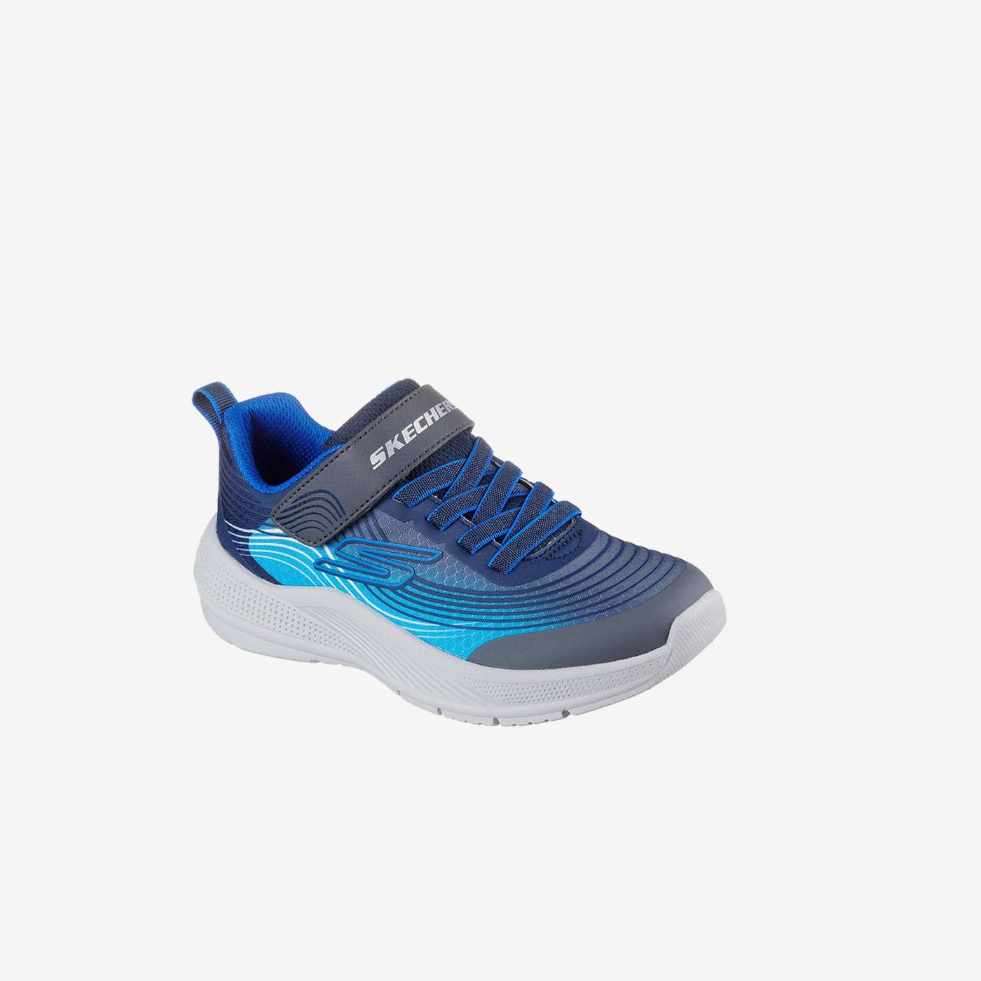 Zapatillas Skechers Negro Unisex Lavables con Velcro para el Cole