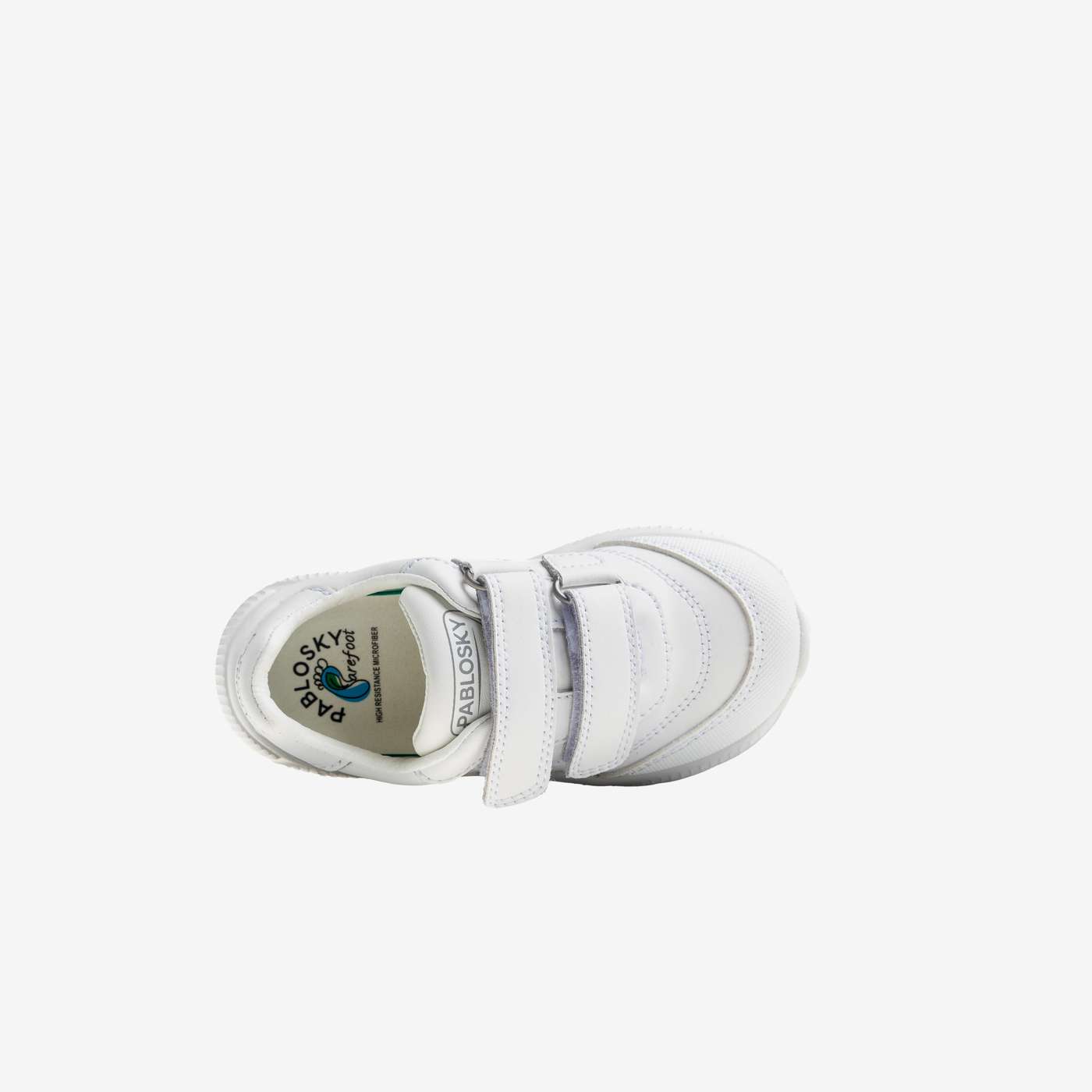 Deportivo colegial barefoot Pablosky blanco (unisex)