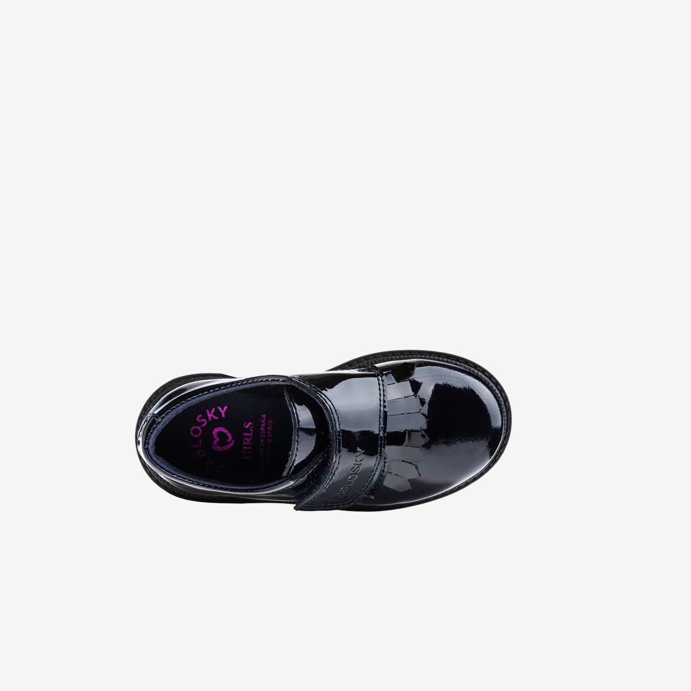 Zapato colegial niña charol marino Pablosky