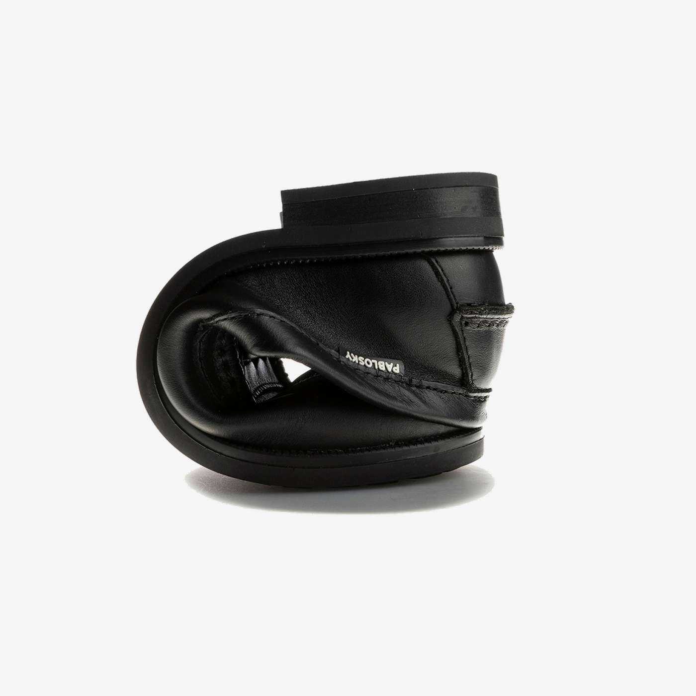 Zapato colegial Pablosky mocasín unisex negro de piel