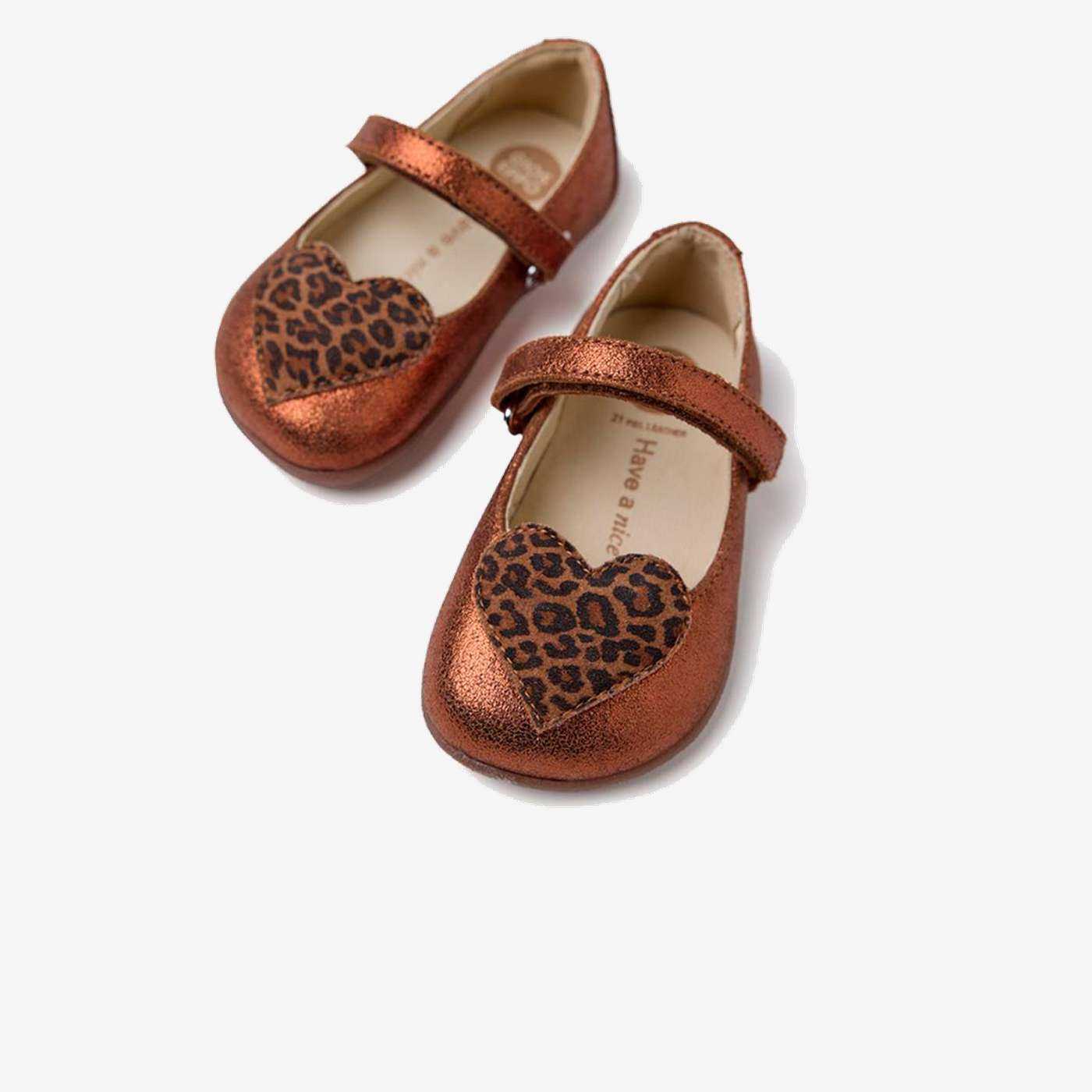 Mercedita Gioseppo niña animal print y corazón | Elegancia con chispa siempre