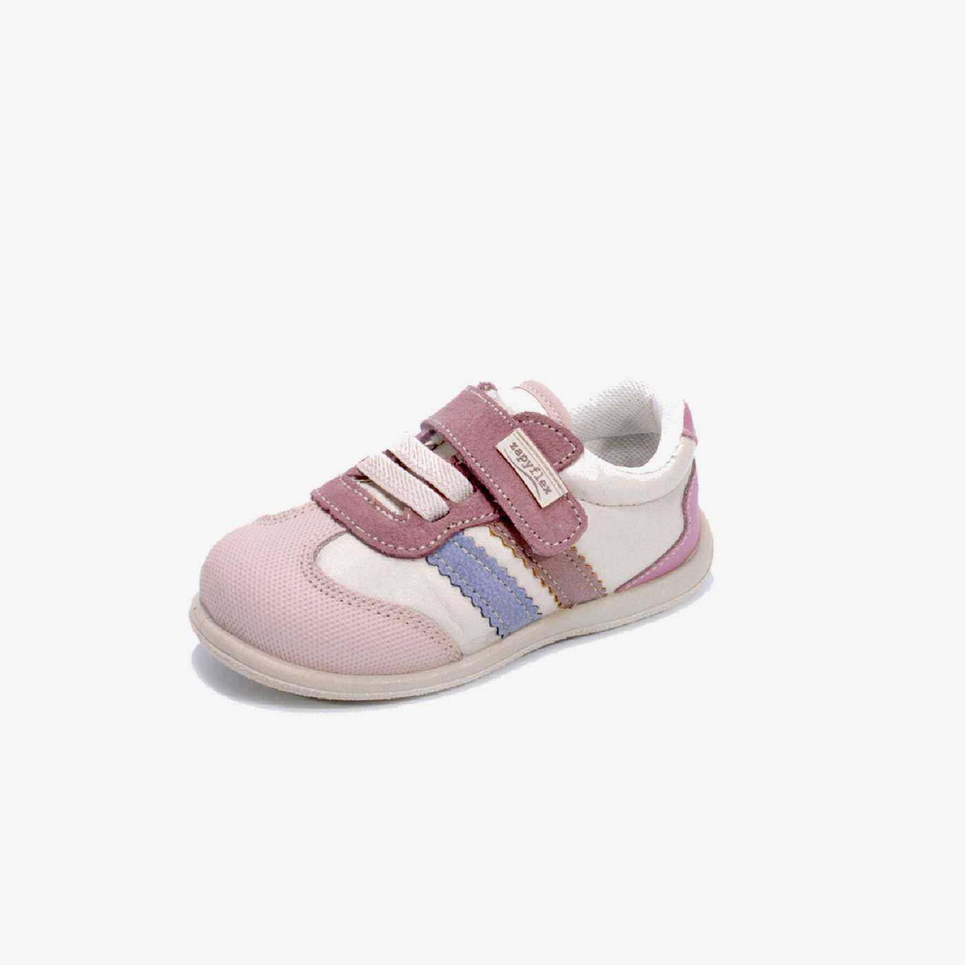Zapy niña respetuosa con velcro | Deportiva cómoda, plantilla extraíble y estilo dulce