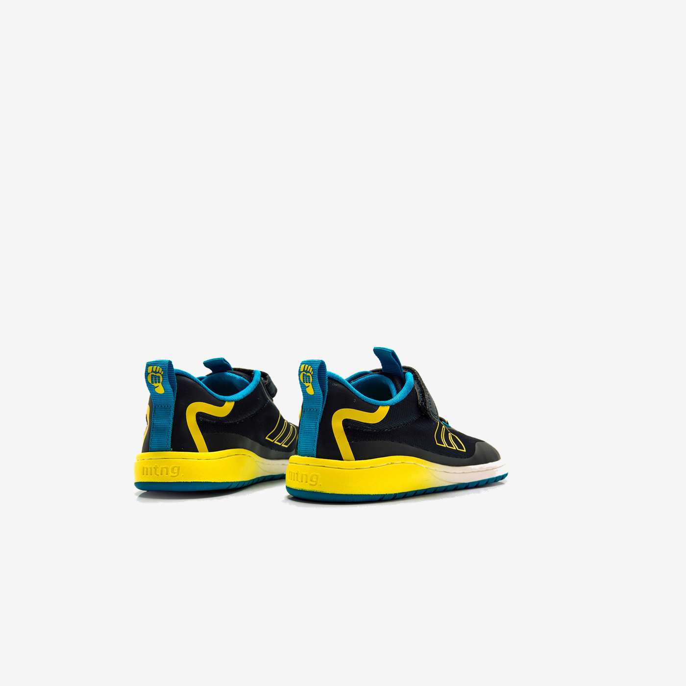 Mustang azul oscuro/amarillo niño | Deportiva resistente y lista para cualquier plan