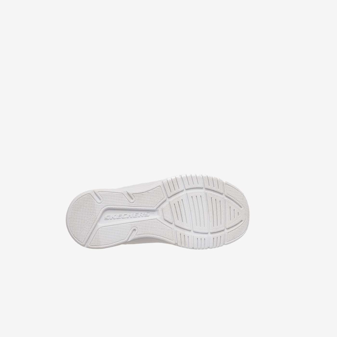 Skechers niña – Zapatillas deportiva en color turquesa con tonos rosas con cierre de velcro.