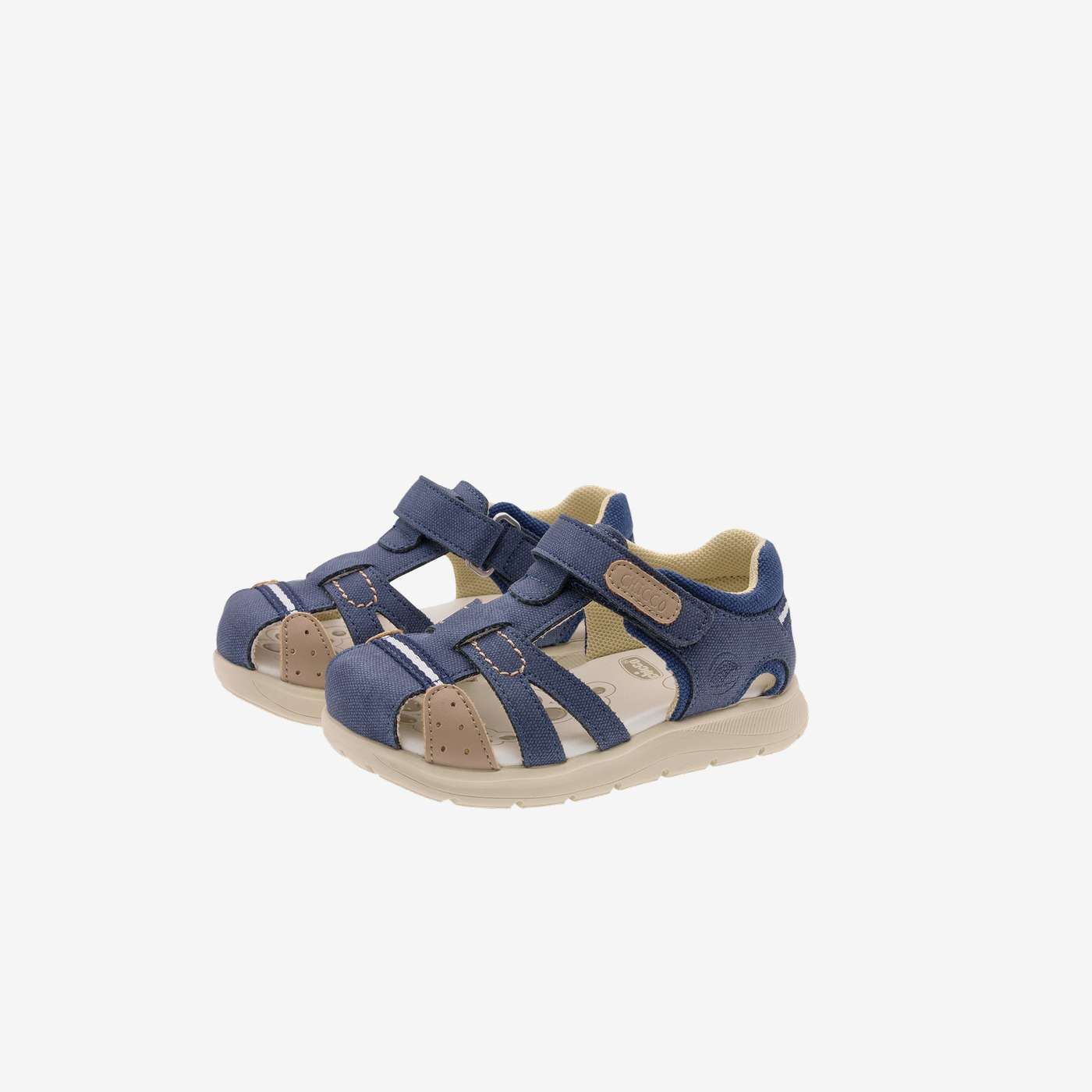 Sandalias de niño Casual de la marca Chicco Azul con Velcro