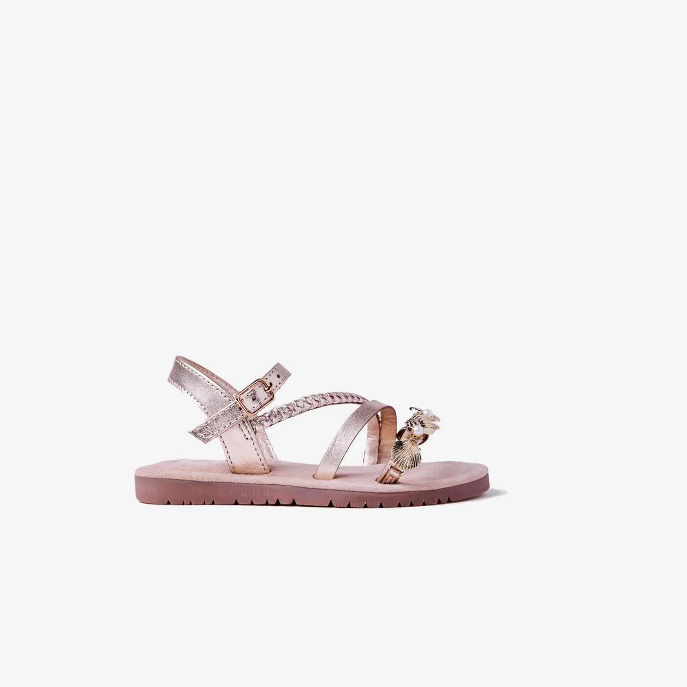 Sandalia de niña de Gioseppo en dorado
