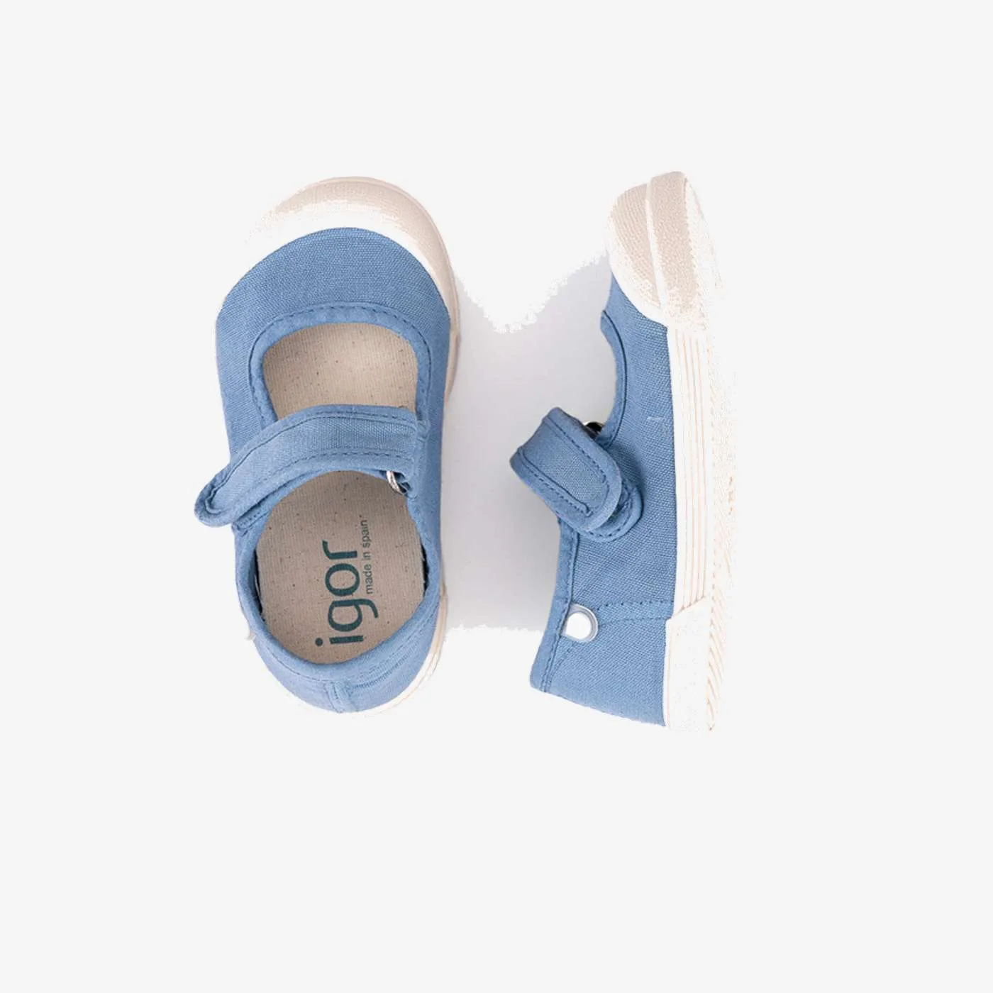 Merceditas Barefoot de Lona Respetuosa para Niñas – Marca Igor