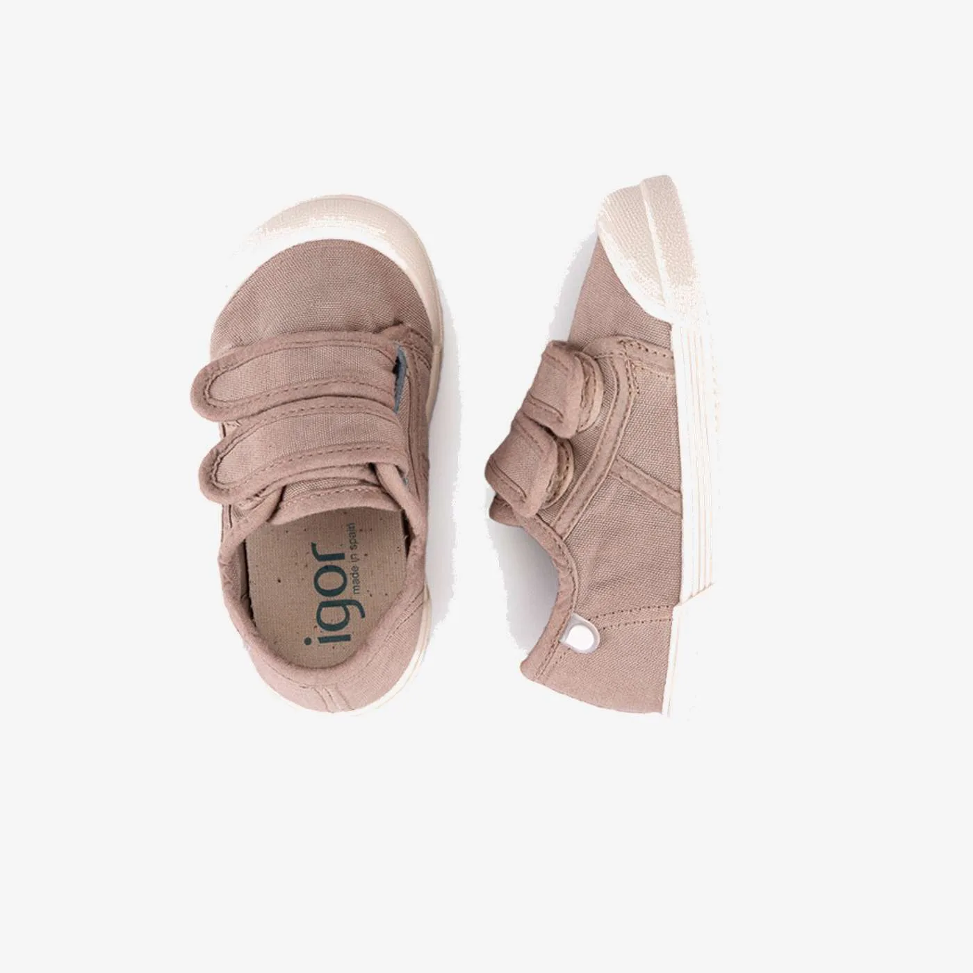 Lona respetuosa de niño con doble velcro y puntera reforzada de Igor.