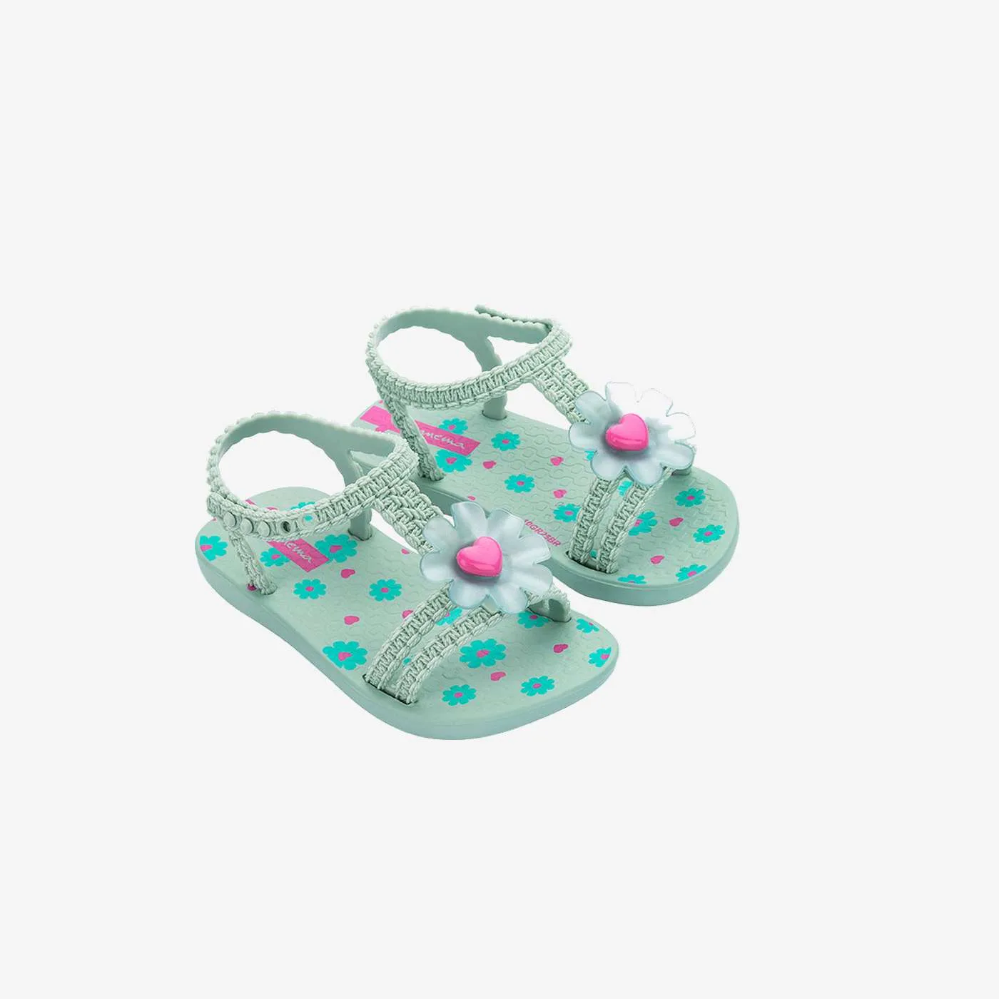 Chanclas para niñas en color Verde de Ipanema