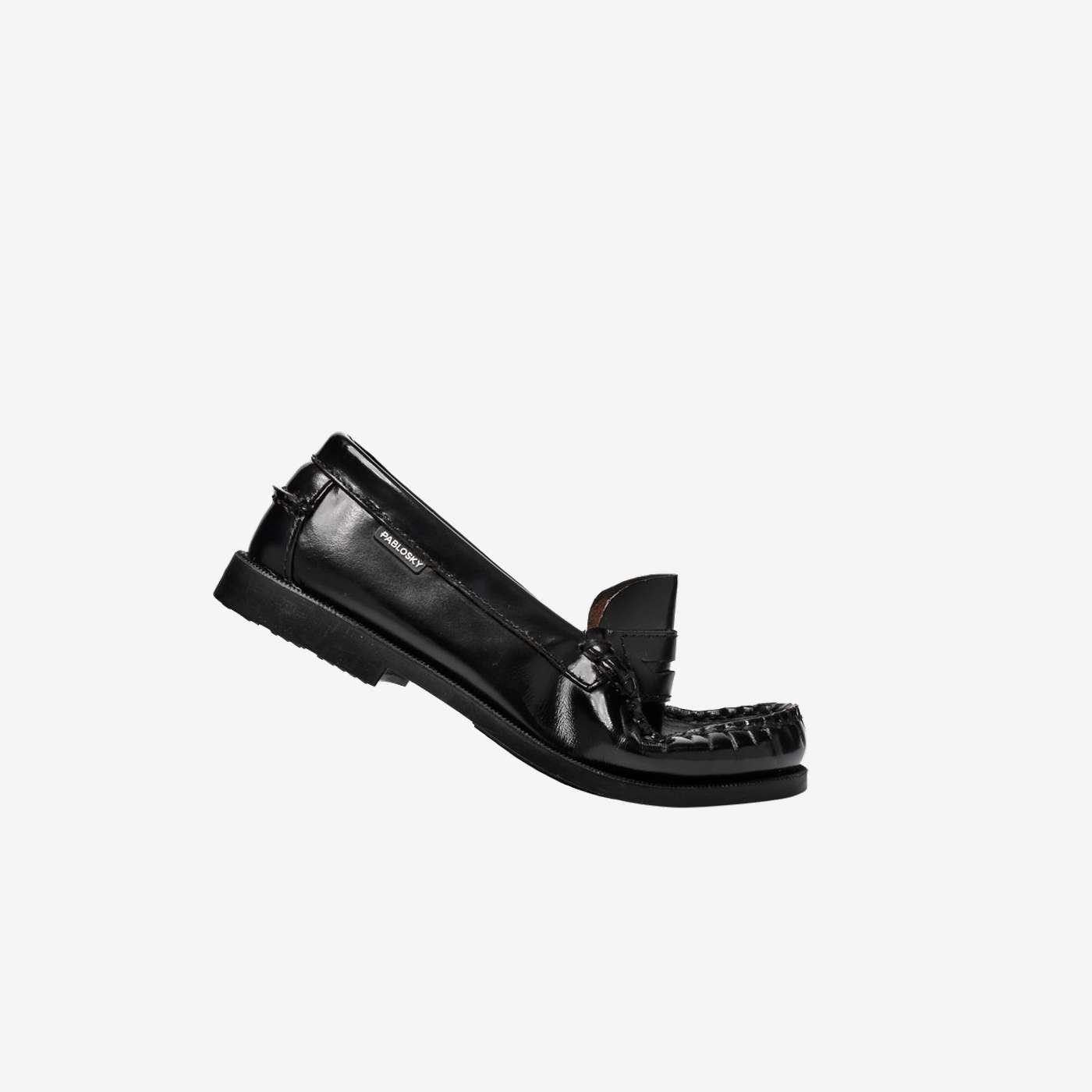 Mocasines en florentin negro de Pablosky. Comodos y muy flexibles.