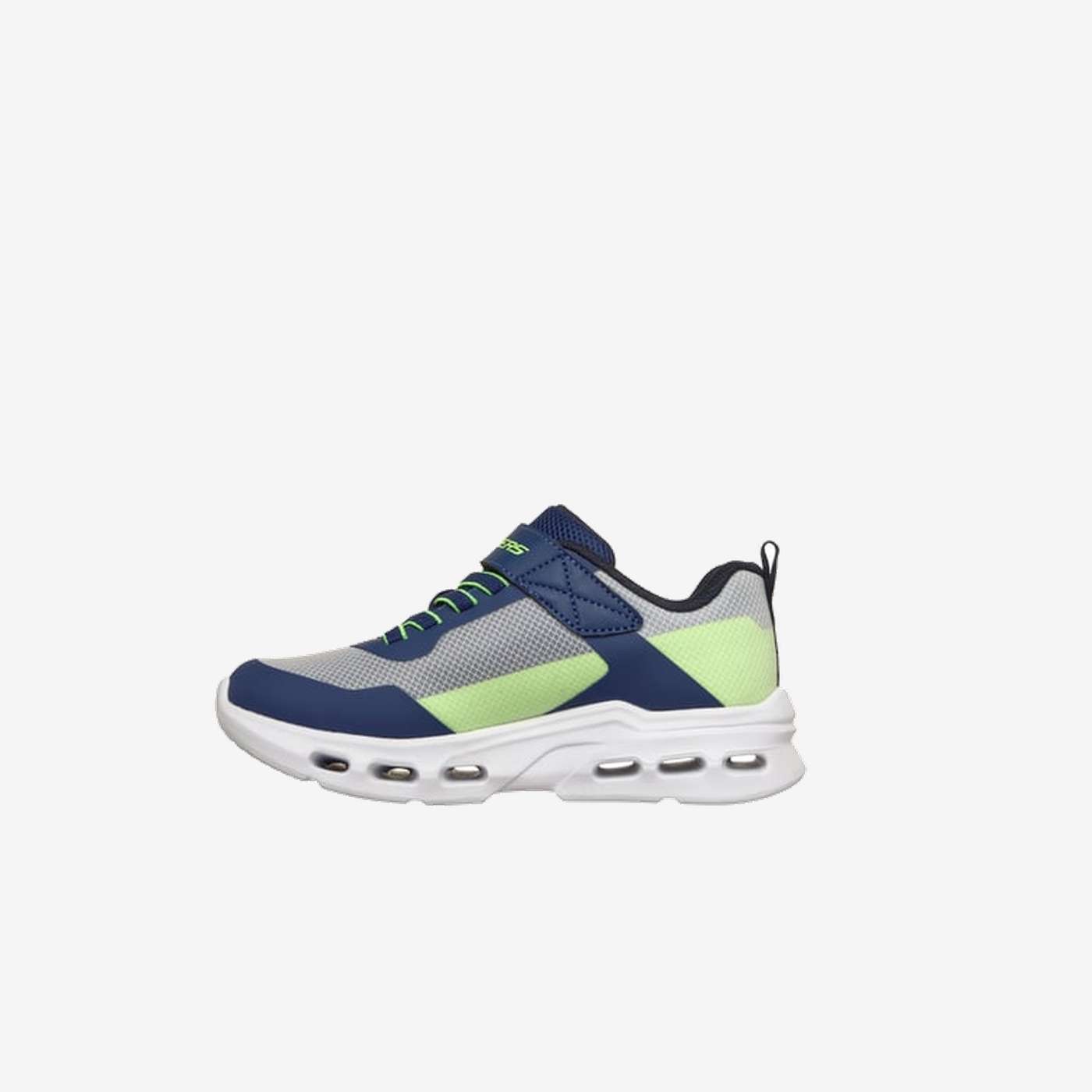 Zapatillas deportivas de Skechers azules nuevo sistema en la suela para niños