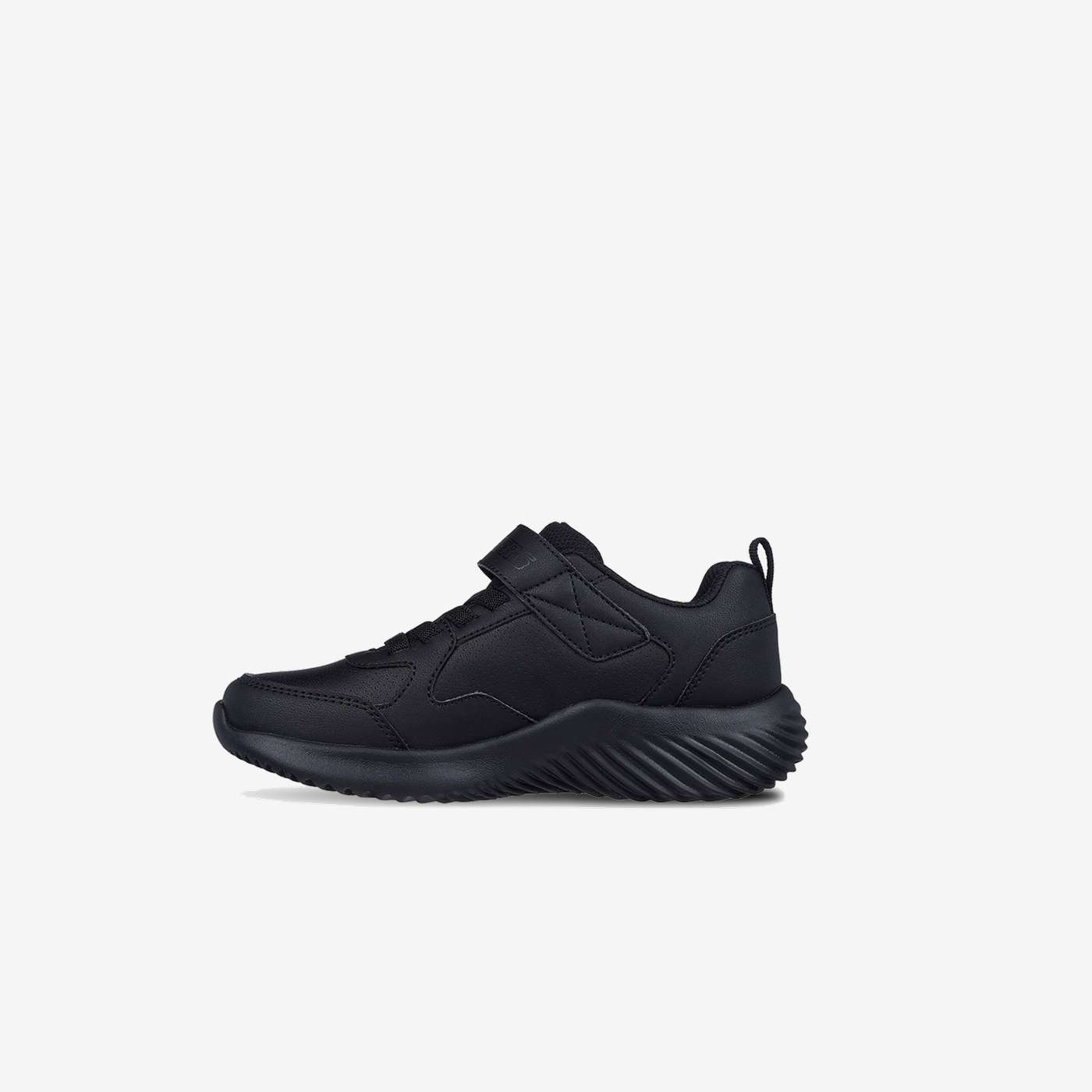 Skechers negro unisex para uniforme, lavables y con velcro.