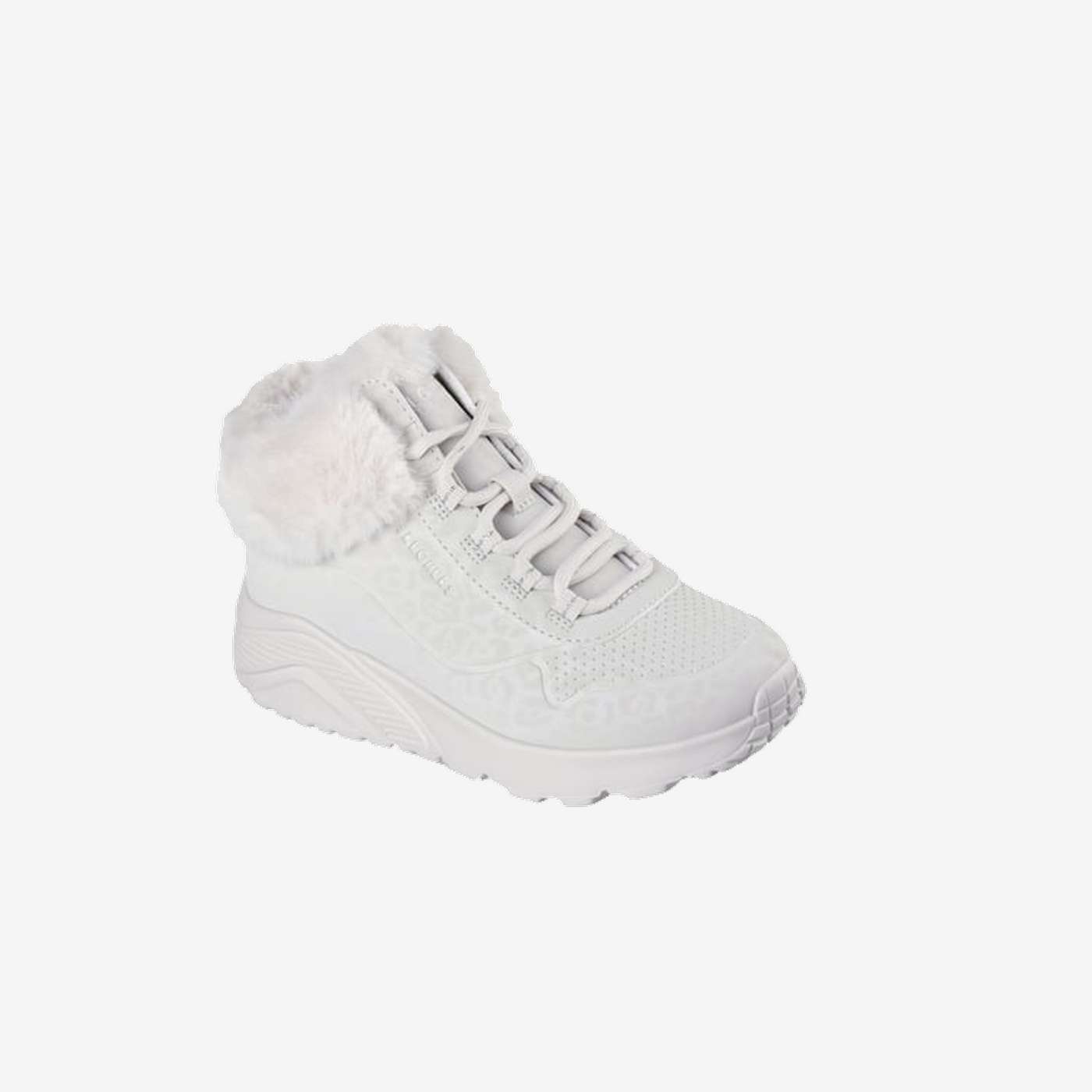 Botas Skechers natural con cuello de pelo,suaves, modernas y listas para el invierno