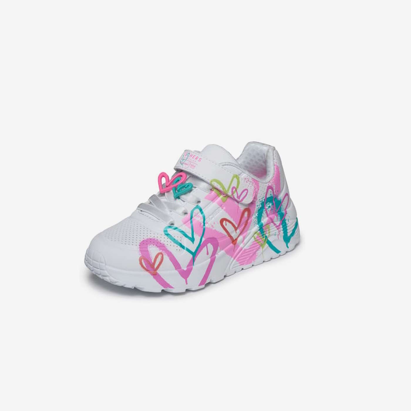 Zapatillas Skechers corazones multi velcro niña