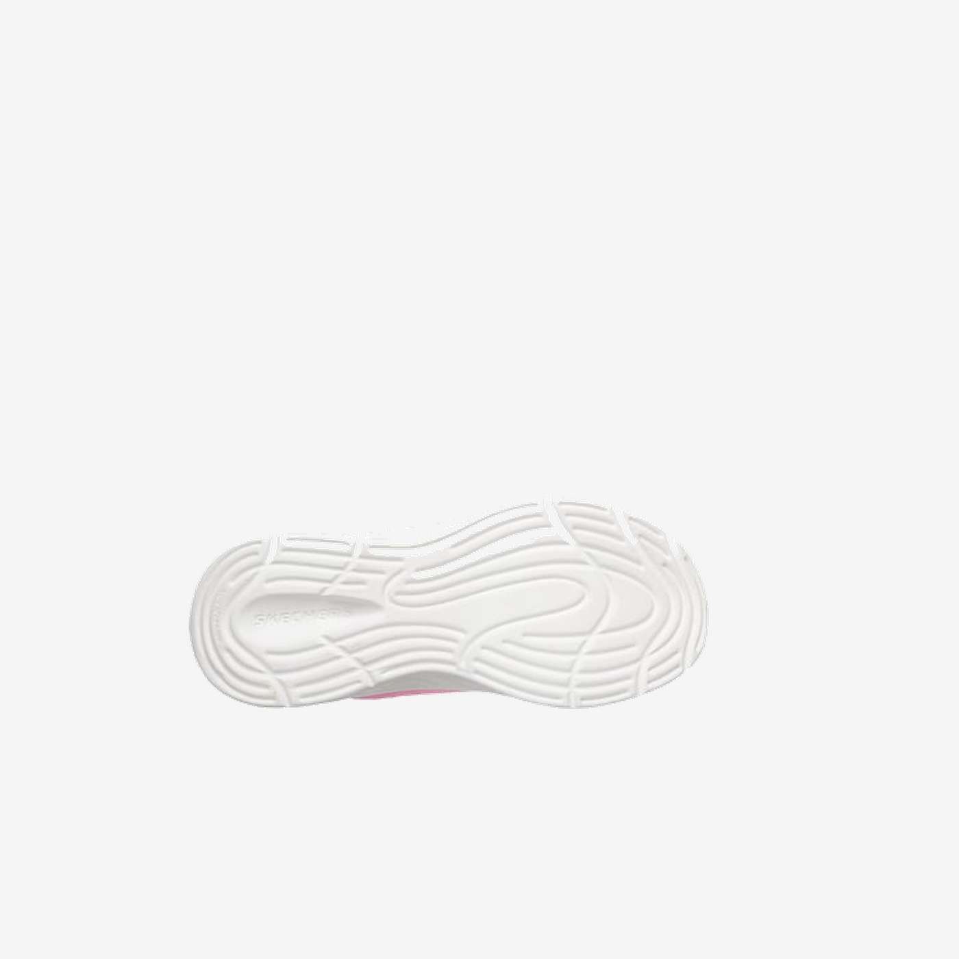 Skechers de niña con luces y cierre de velcro tonos degradados