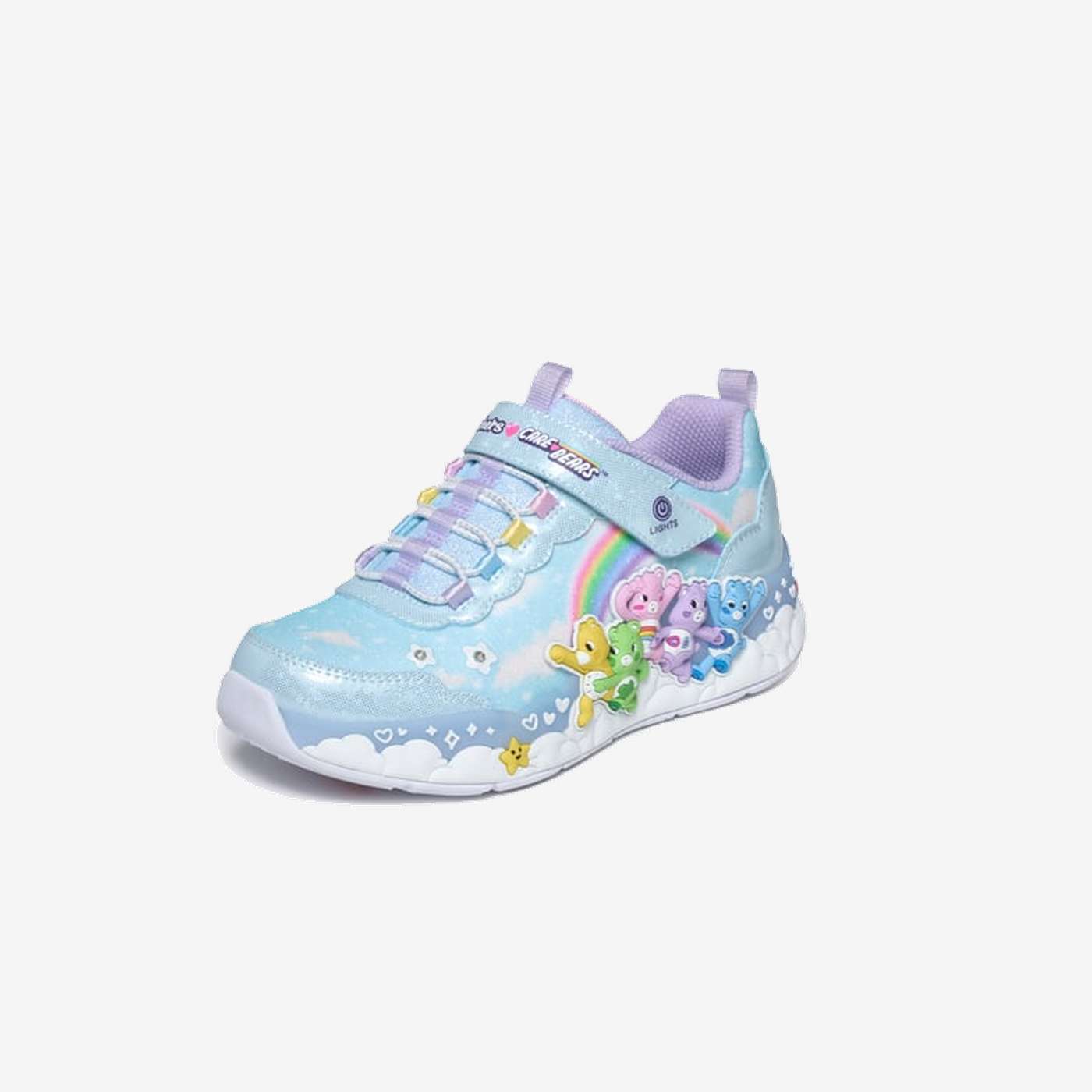 Deportivo de niña Skechers con luces de Osos Amorosos.