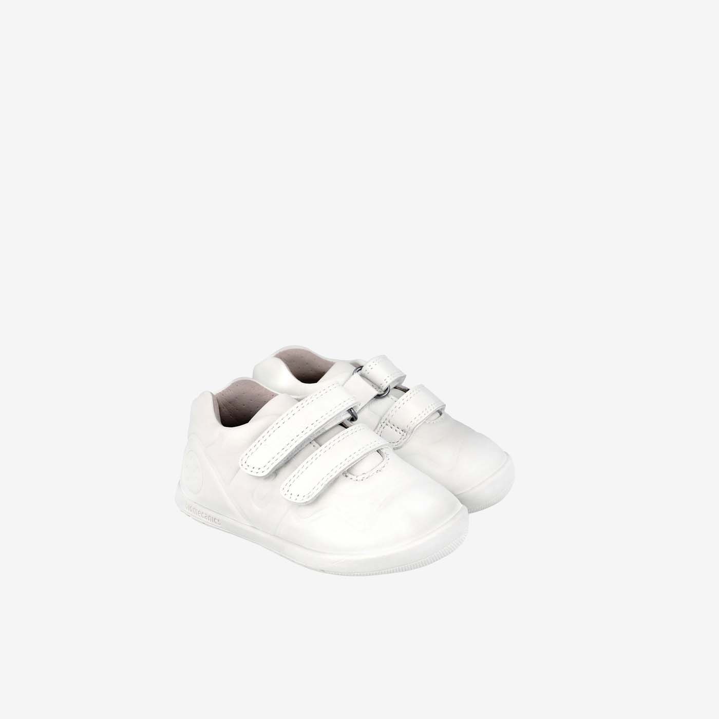 Deportiva colegial barefoot respetuosa Biomecanics primeros pasos con velcro