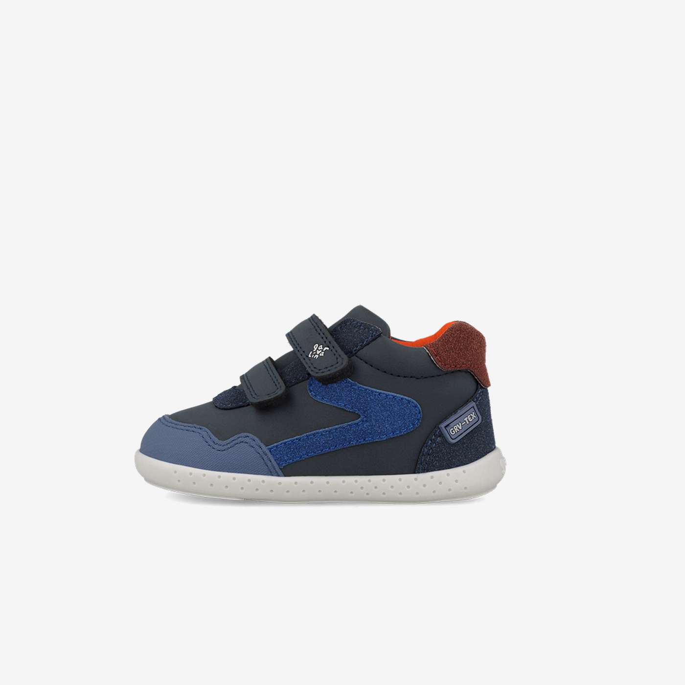 Bota Garvalin niño barefoot azul marino clasico.