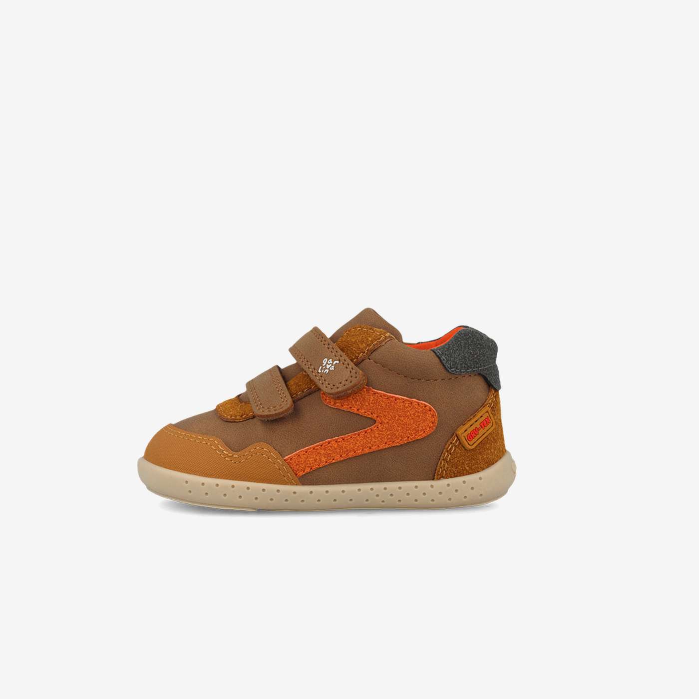 Bota Garvalin Barefoot niño cuero clasico y puntera reforzada.