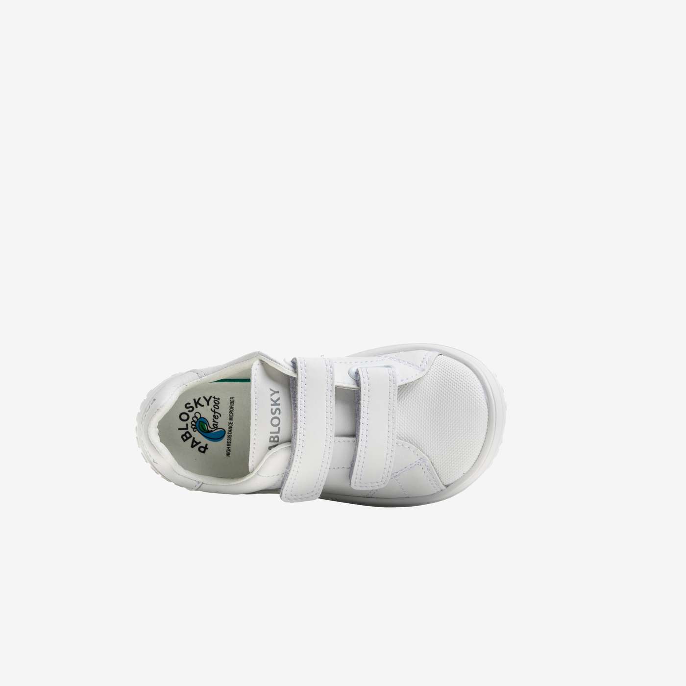 Zapatillas Pablosky blancas barefoot con puntera reforzada