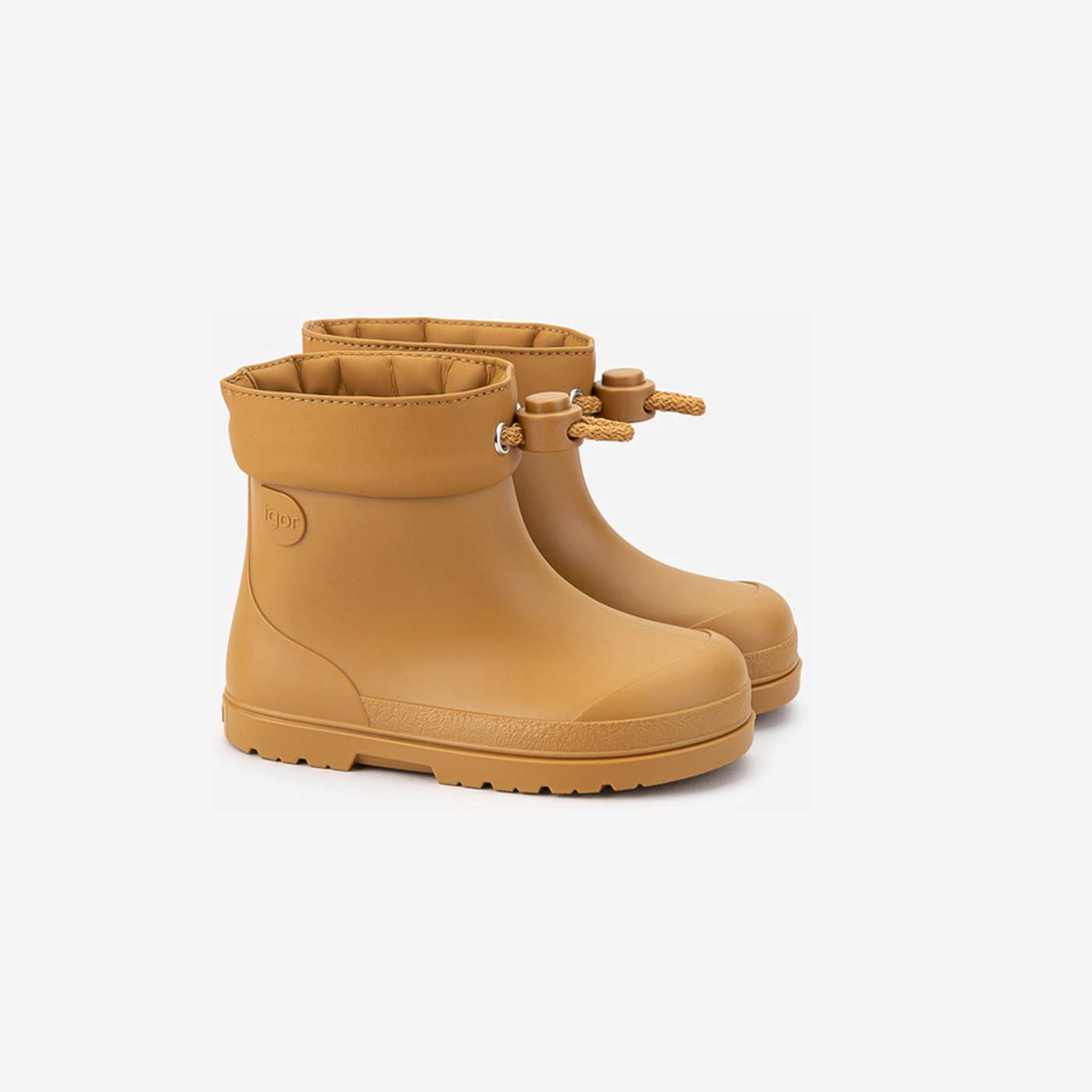 Botas de agua corta y respetuosas Igor mostaza