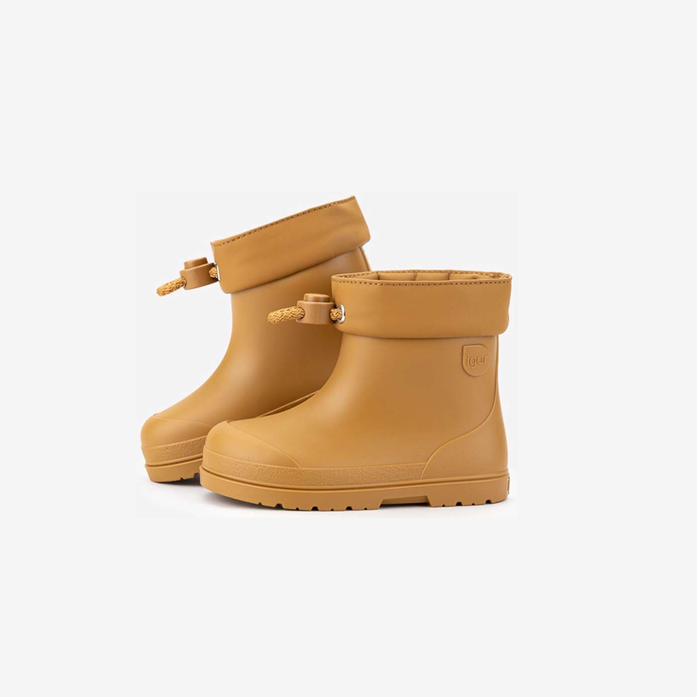 Botas de agua corta y respetuosas Igor mostaza