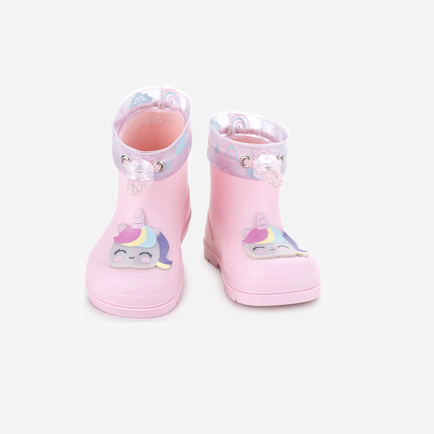 Botas de agua respetuosas Igor niña cortitas y de Unicornio.