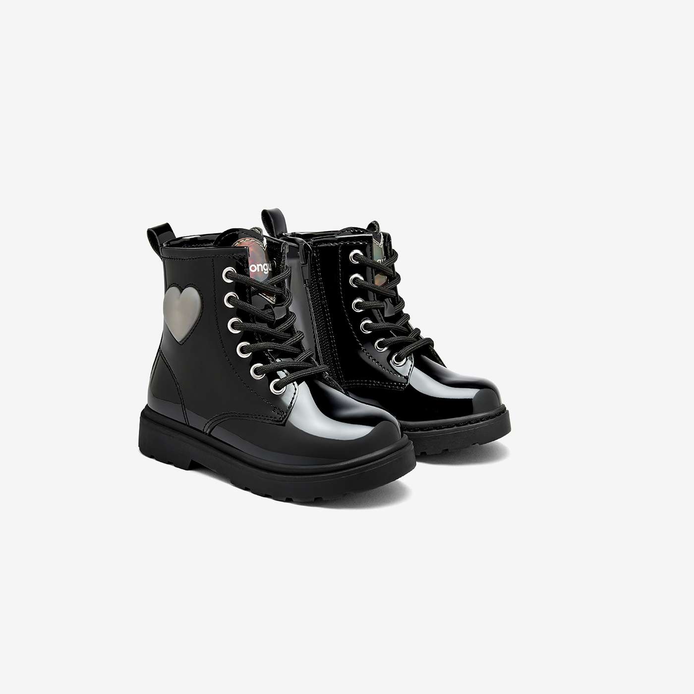 Bota tipo Martens Conguitos para niña con luz.
