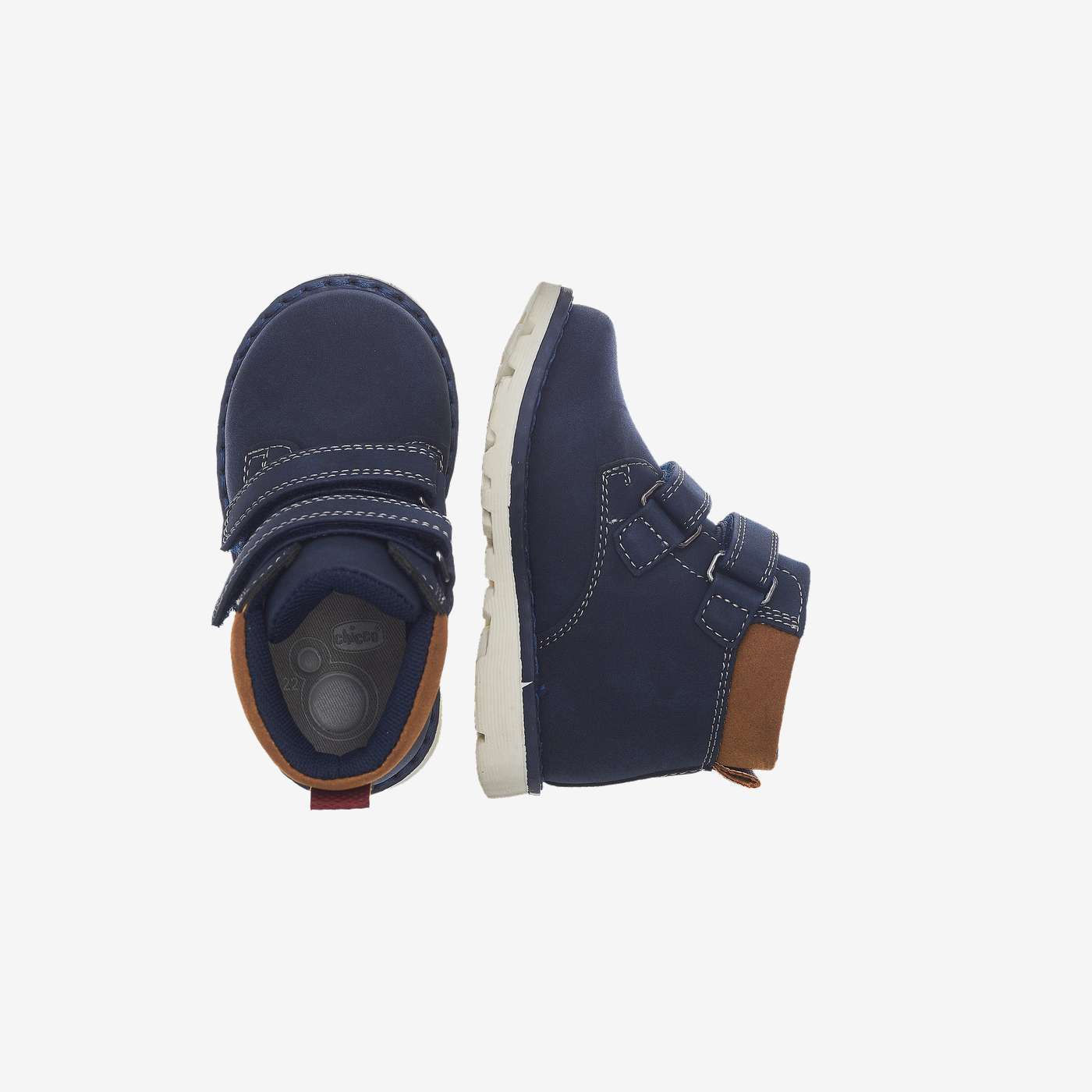 Botas Chicco niño azul tipo montaña.