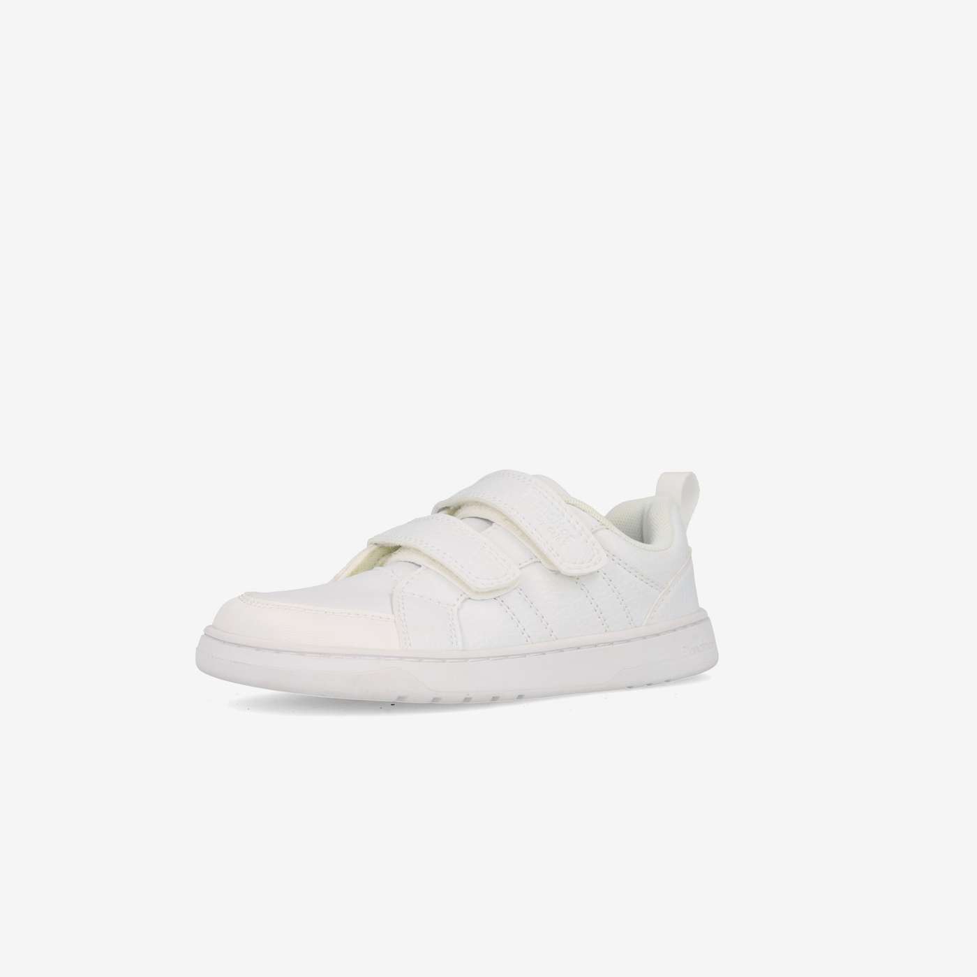 Zapatilla deportiva ligera respetuosa de Blanditos en blanco colegial.