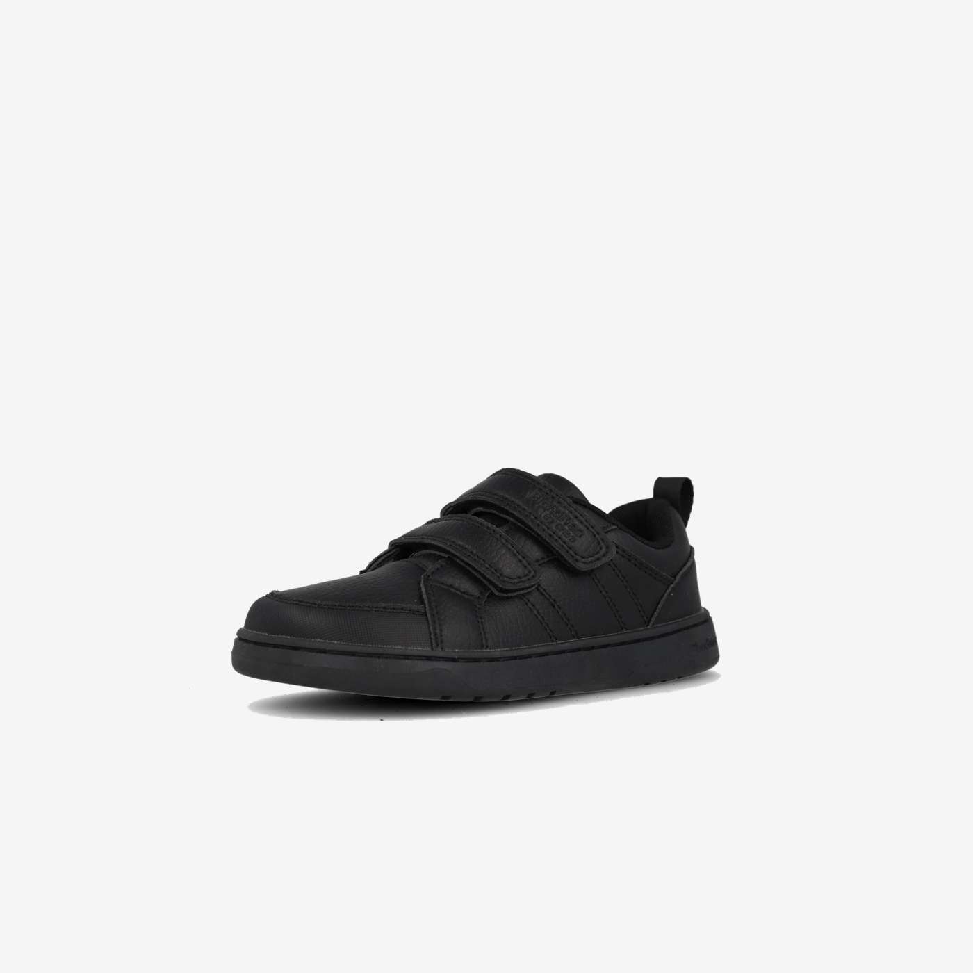 Zapatilla deportiva respetuosa colegial de Blanditos en marino con doble velcro.